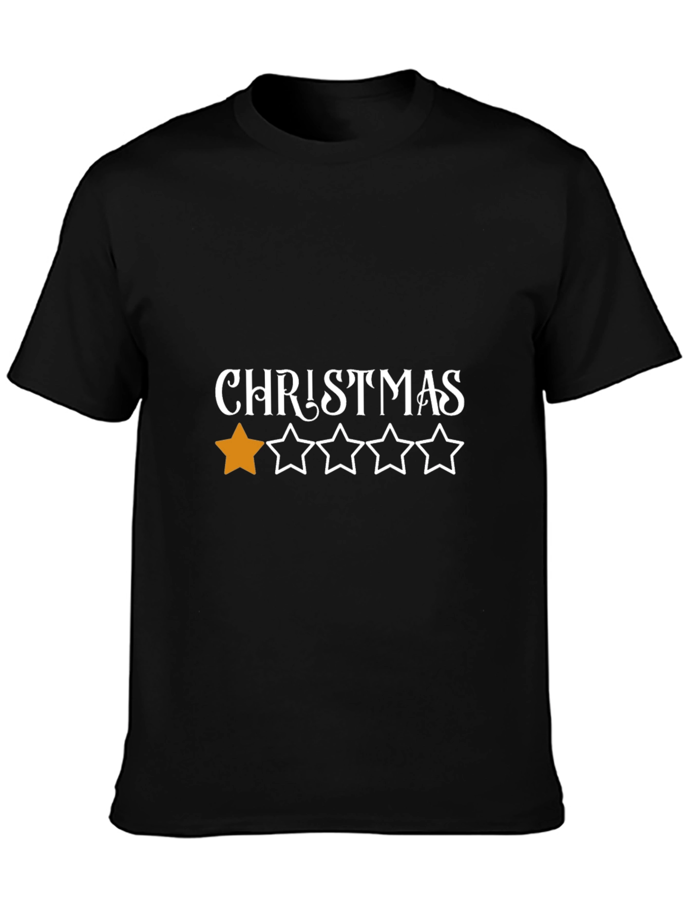One Star Christmas T-Shirt - Holiday Humor