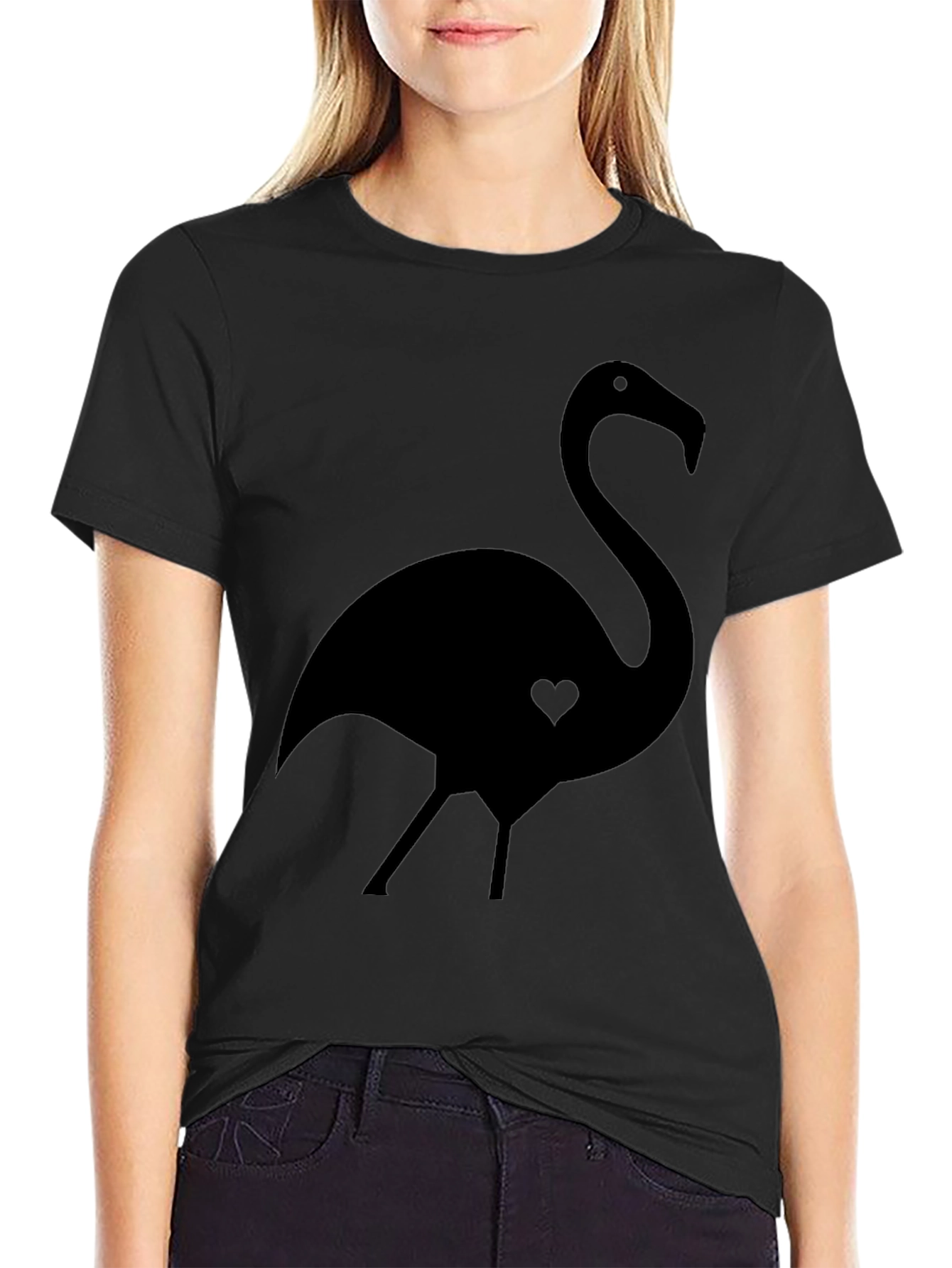 Black Flamingo Tee - Stylish & Unique Design