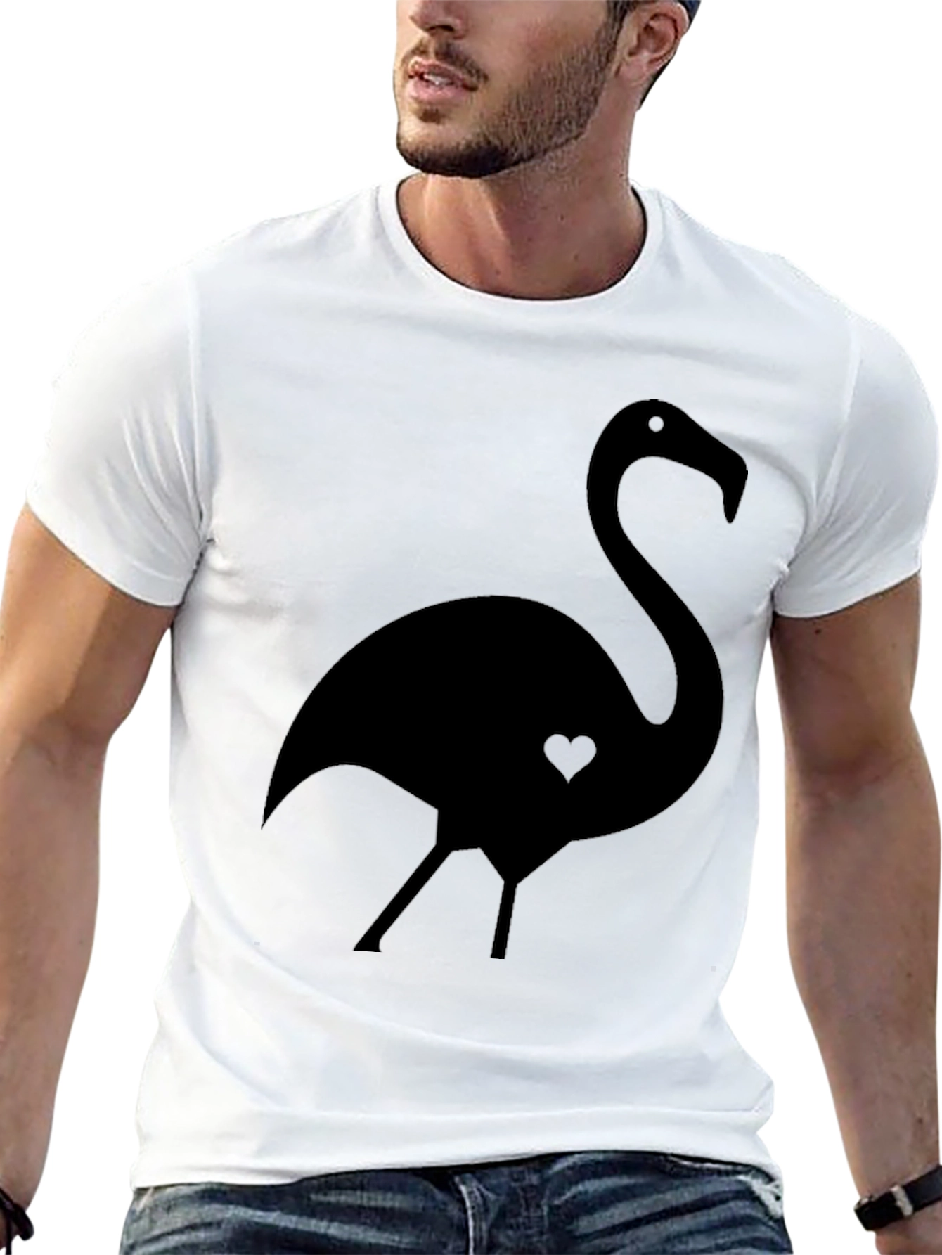 Black Flamingo Tee - Stylish & Unique Design