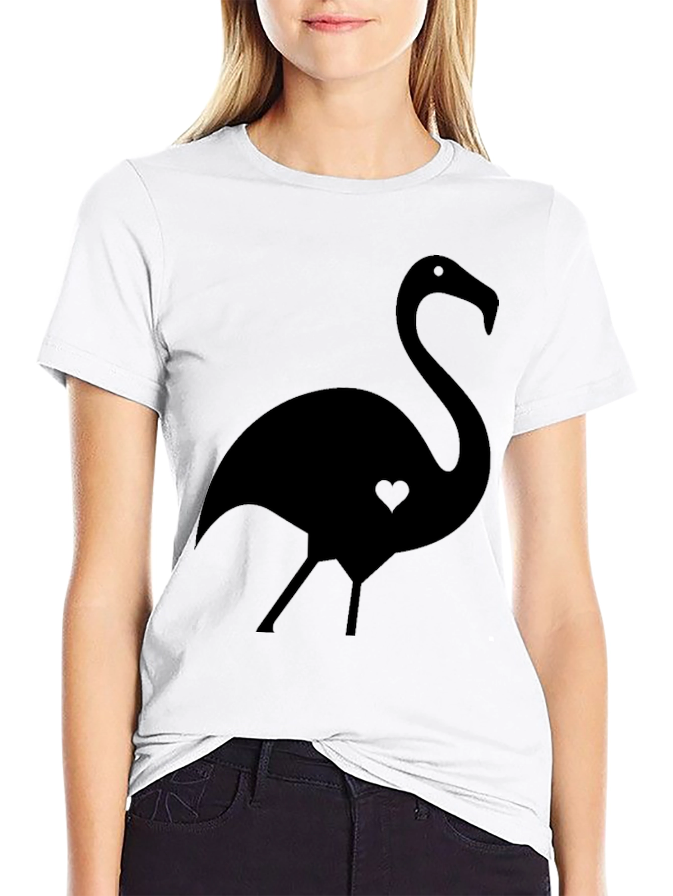 Black Flamingo Tee - Stylish & Unique Design