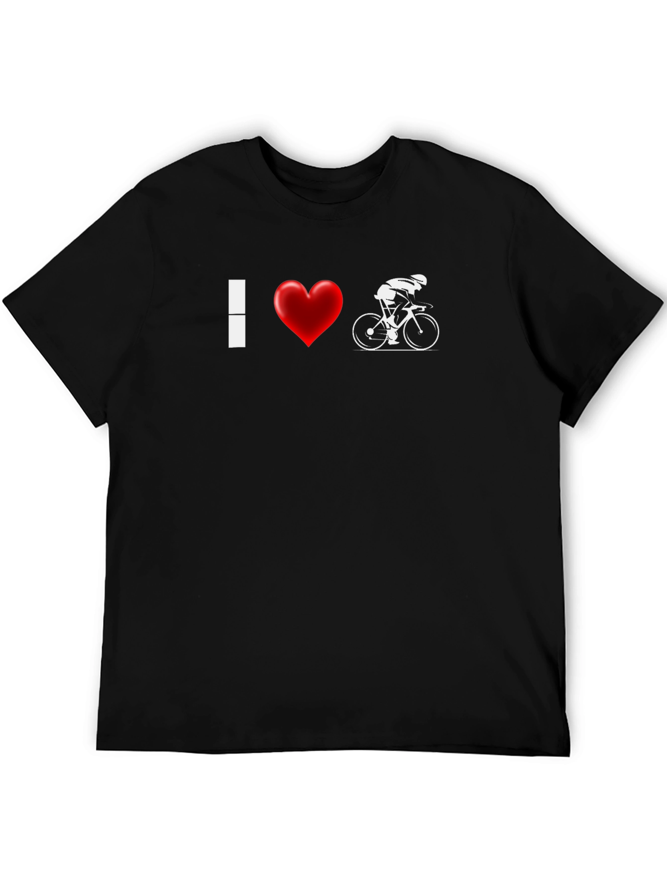 I Heart Biking T-Shirt - Cycling Fan Apparel