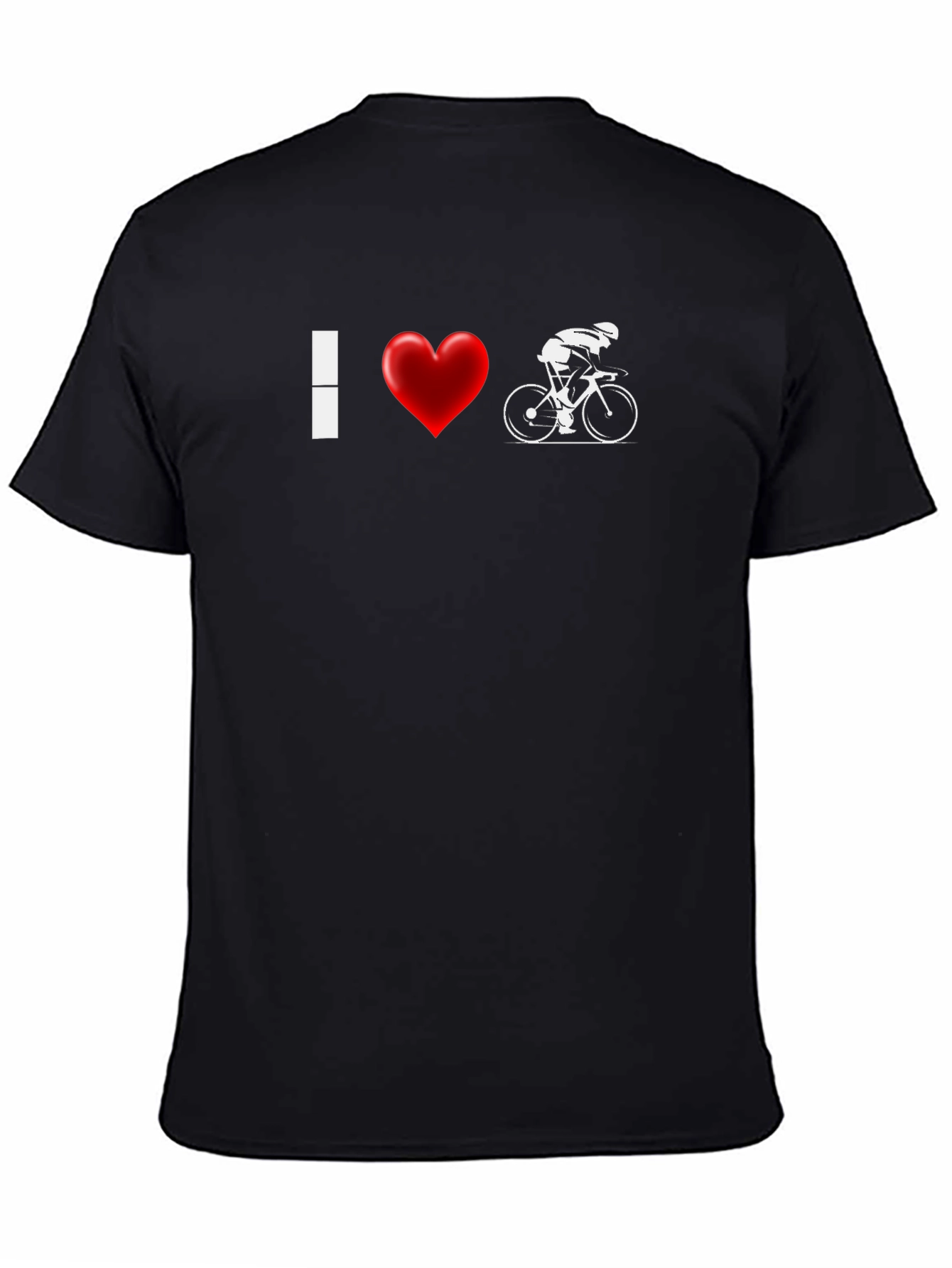 I Heart Biking T-Shirt - Cycling Fan Apparel