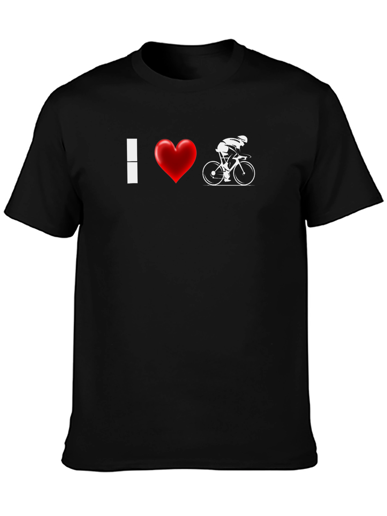 I Heart Biking T-Shirt - Cycling Fan Apparel