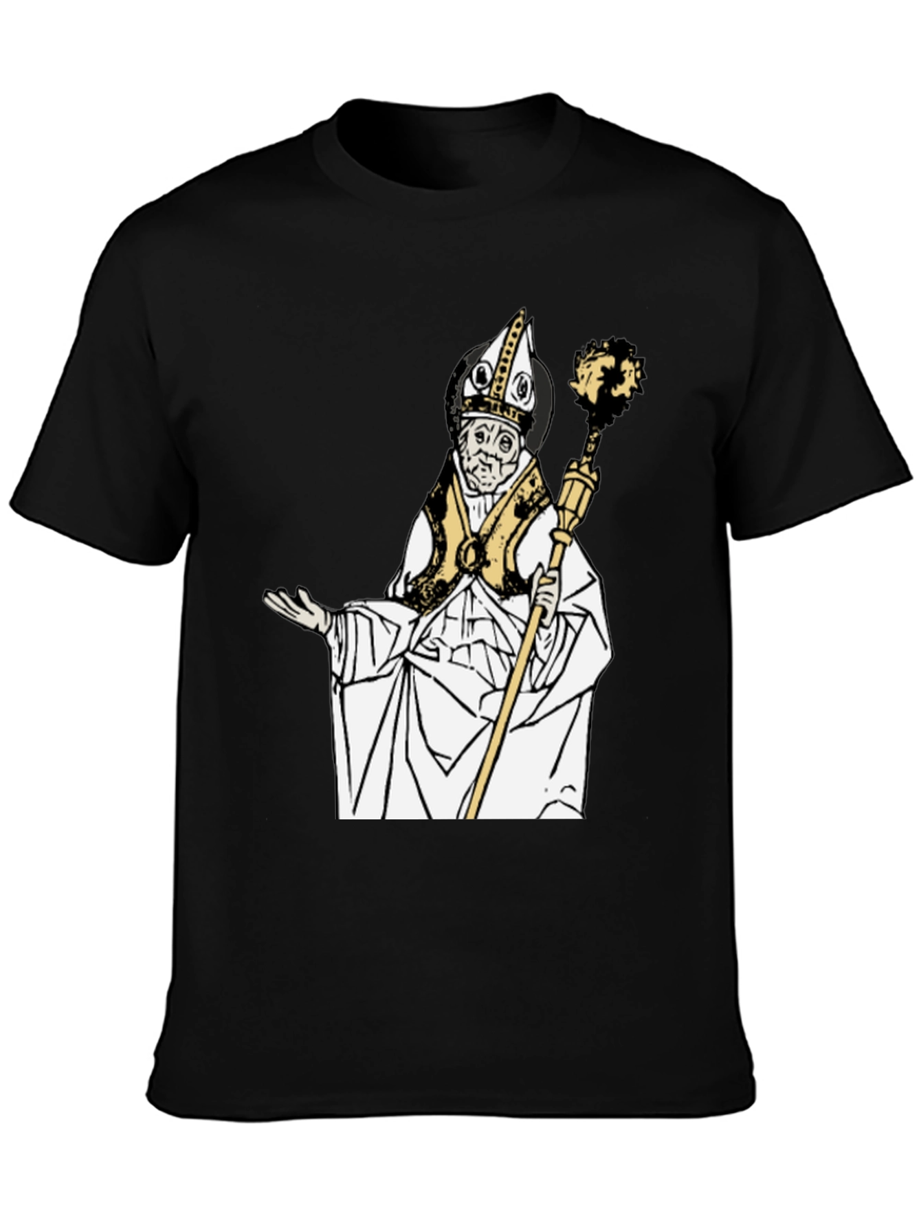 Saint Nicholas Graphic T-Shirt - Unisex Black Tee