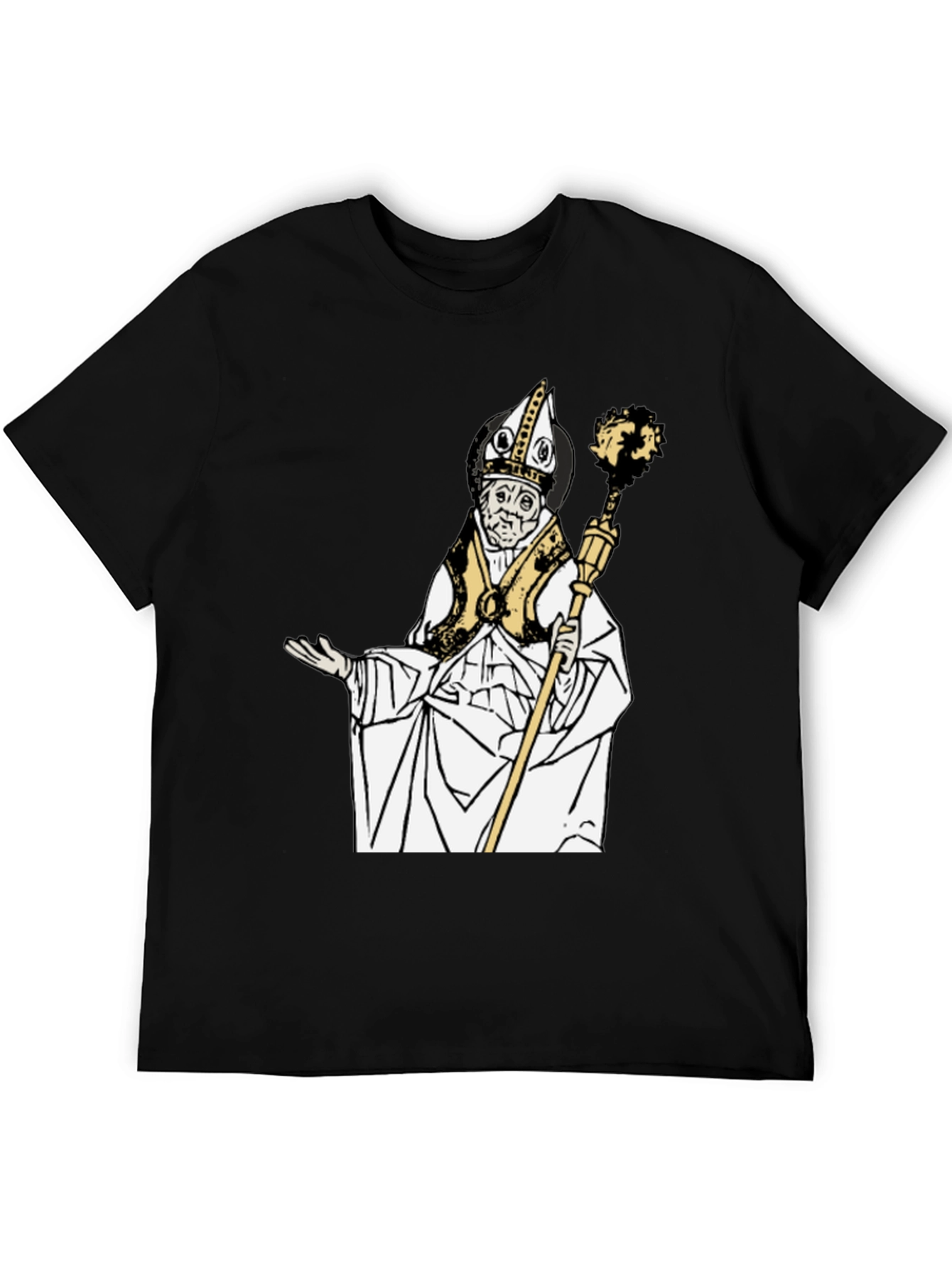 Saint Nicholas Graphic T-Shirt - Unisex Black Tee
