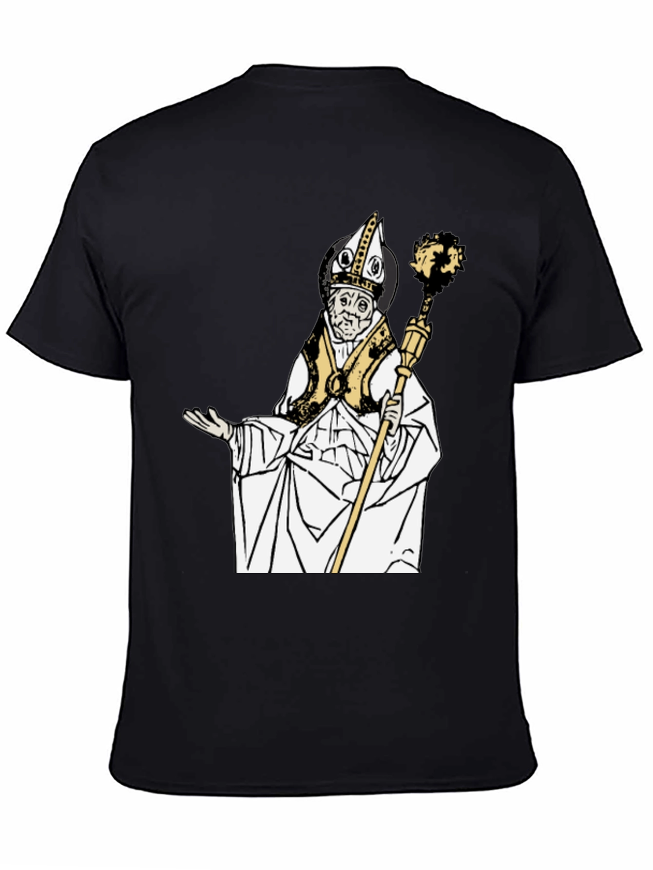 Saint Nicholas Graphic T-Shirt - Unisex Black Tee