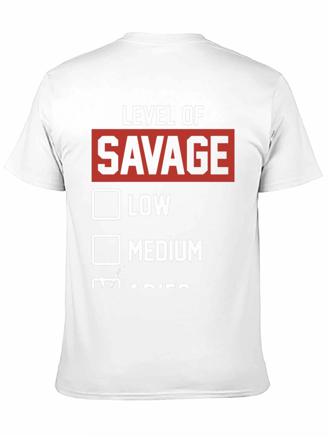 Level of Savage Graphic Tee - Black