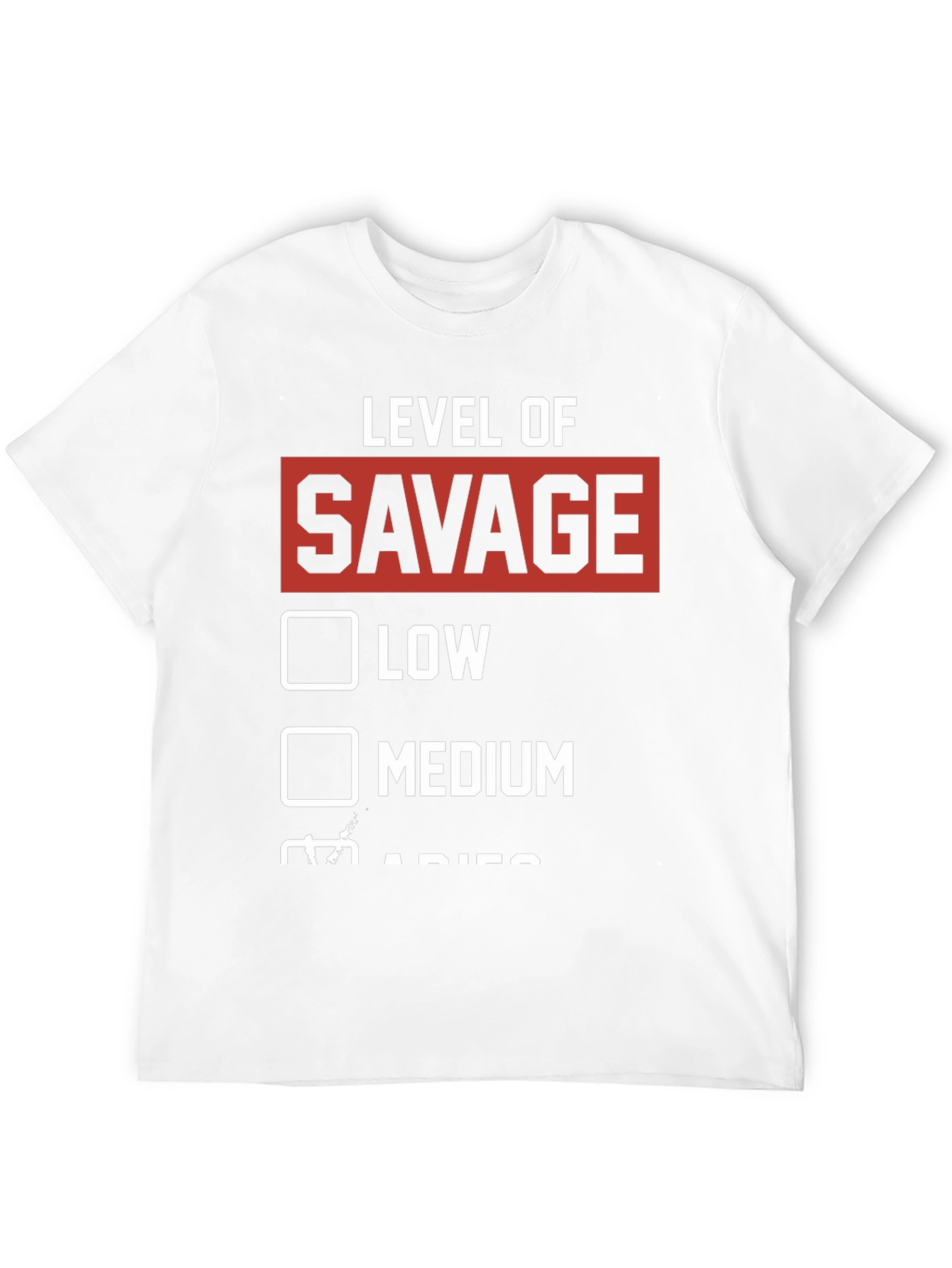 Level of Savage Graphic Tee - Black