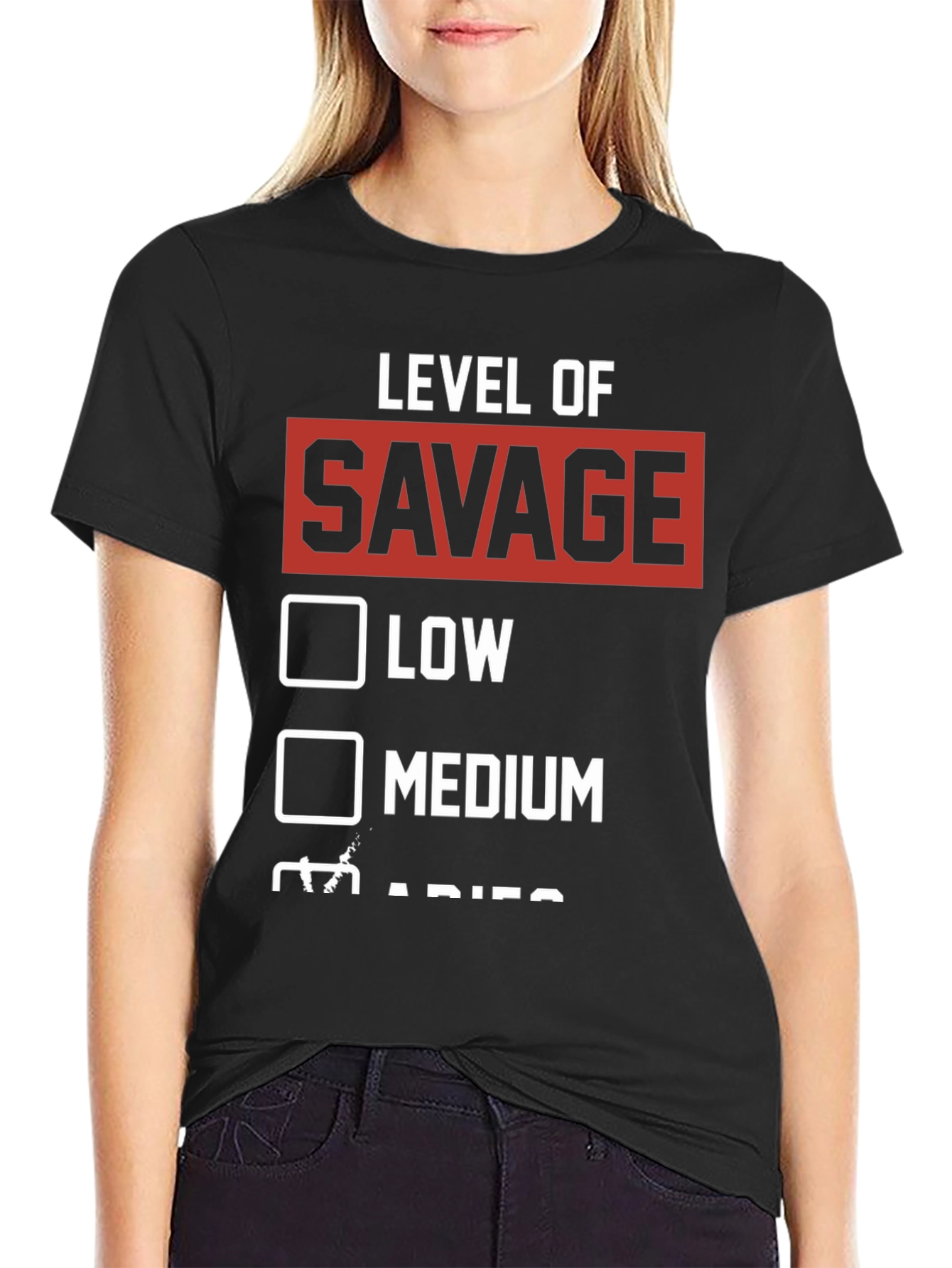 Level of Savage Graphic Tee - Black