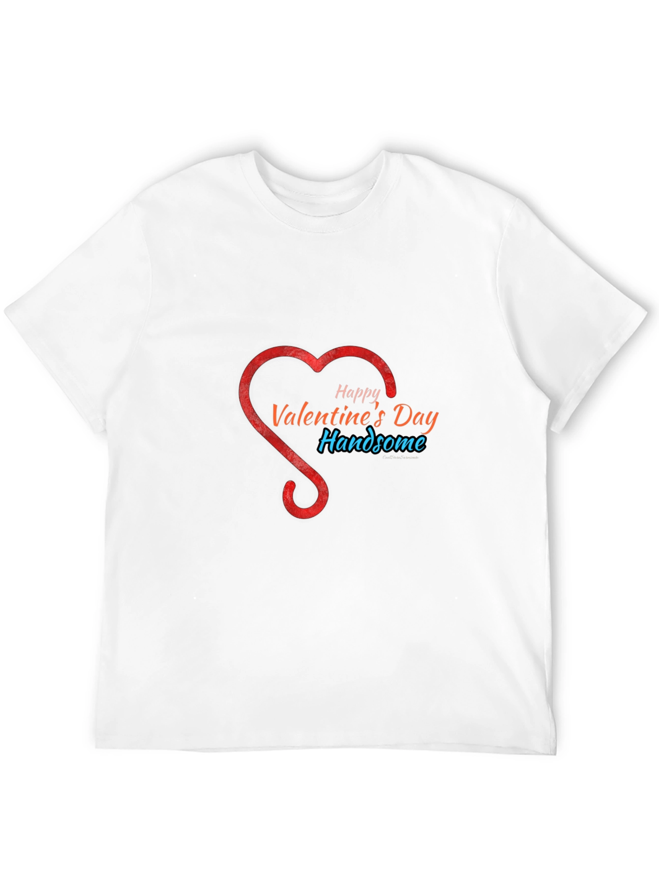 Valentines Day Handsome Graphic T-Shirt