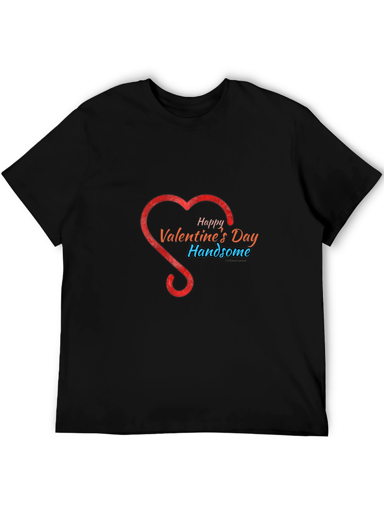 Valentines Day Handsome Graphic T-Shirt