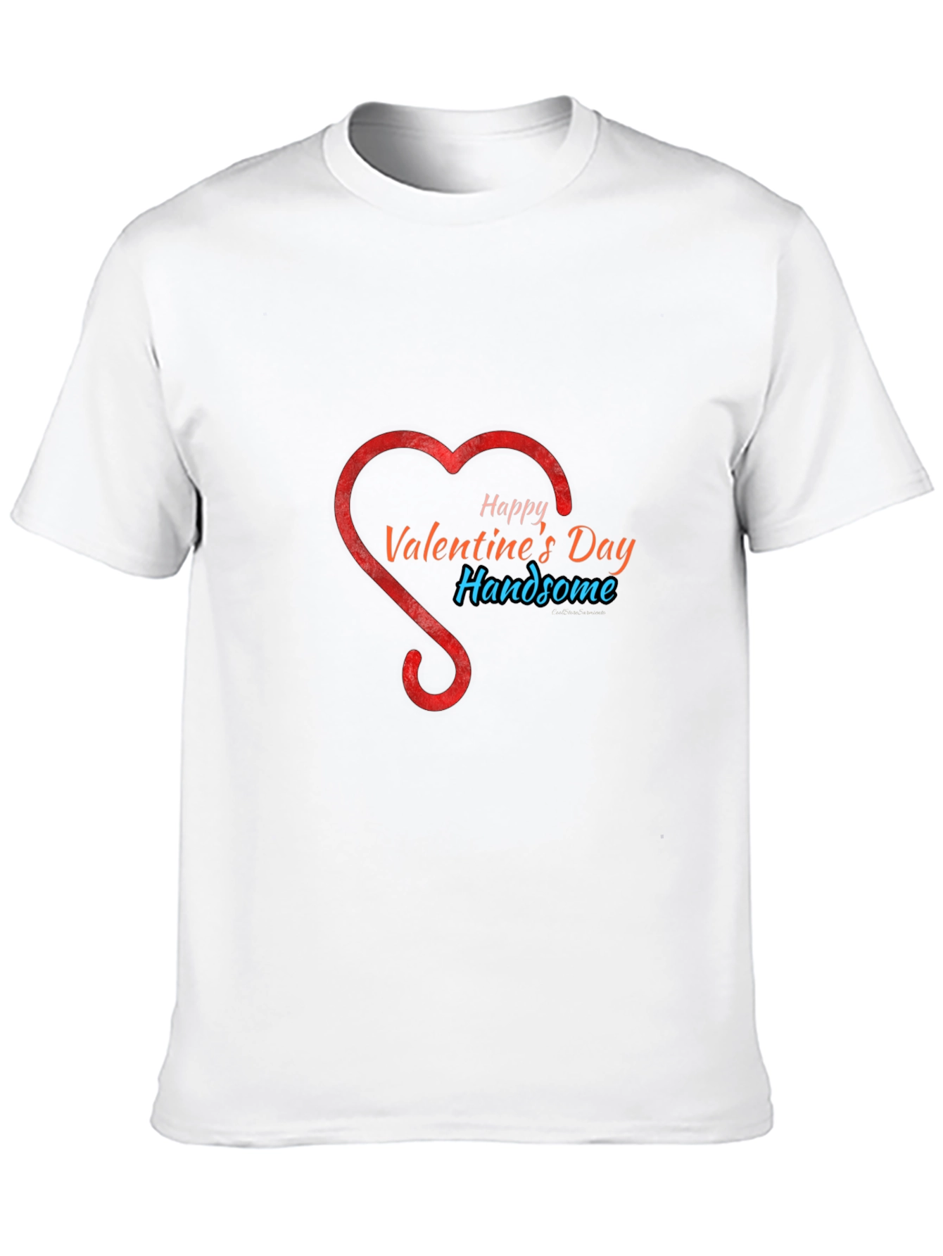 Valentines Day Handsome Graphic T-Shirt