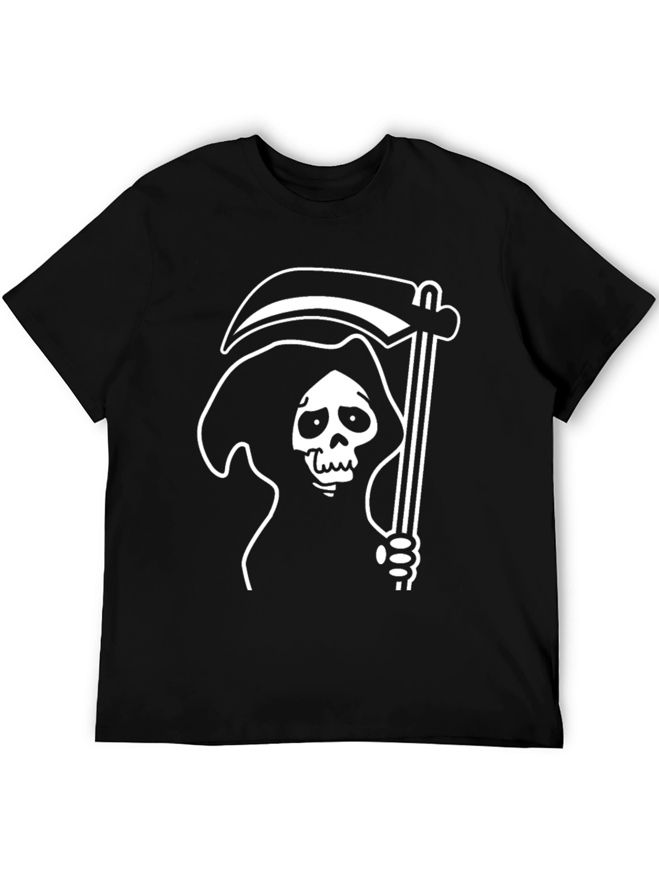 Grim Reaper Graphic Black T-Shirt
