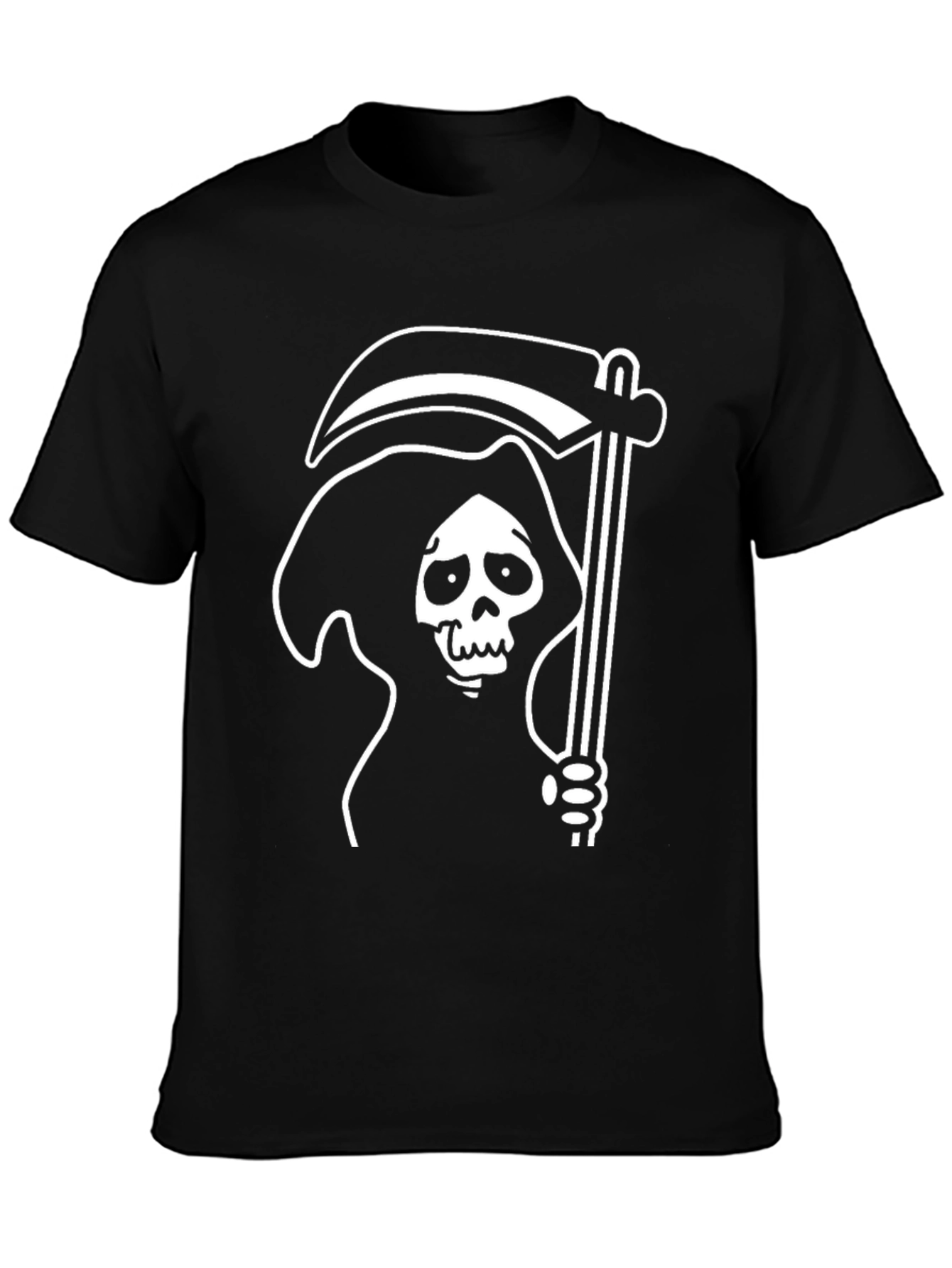 Grim Reaper Graphic Black T-Shirt