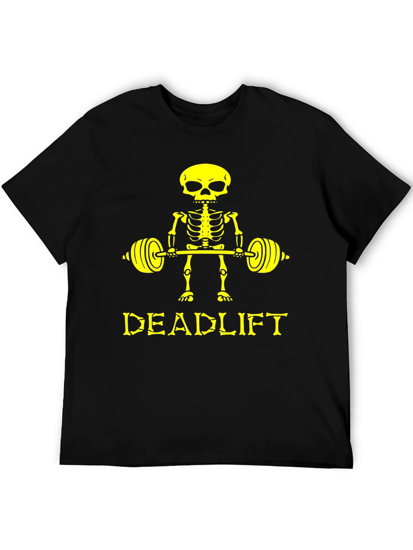 Deadlift Skeleton Graphic T-Shirt - Weightlifting Humor