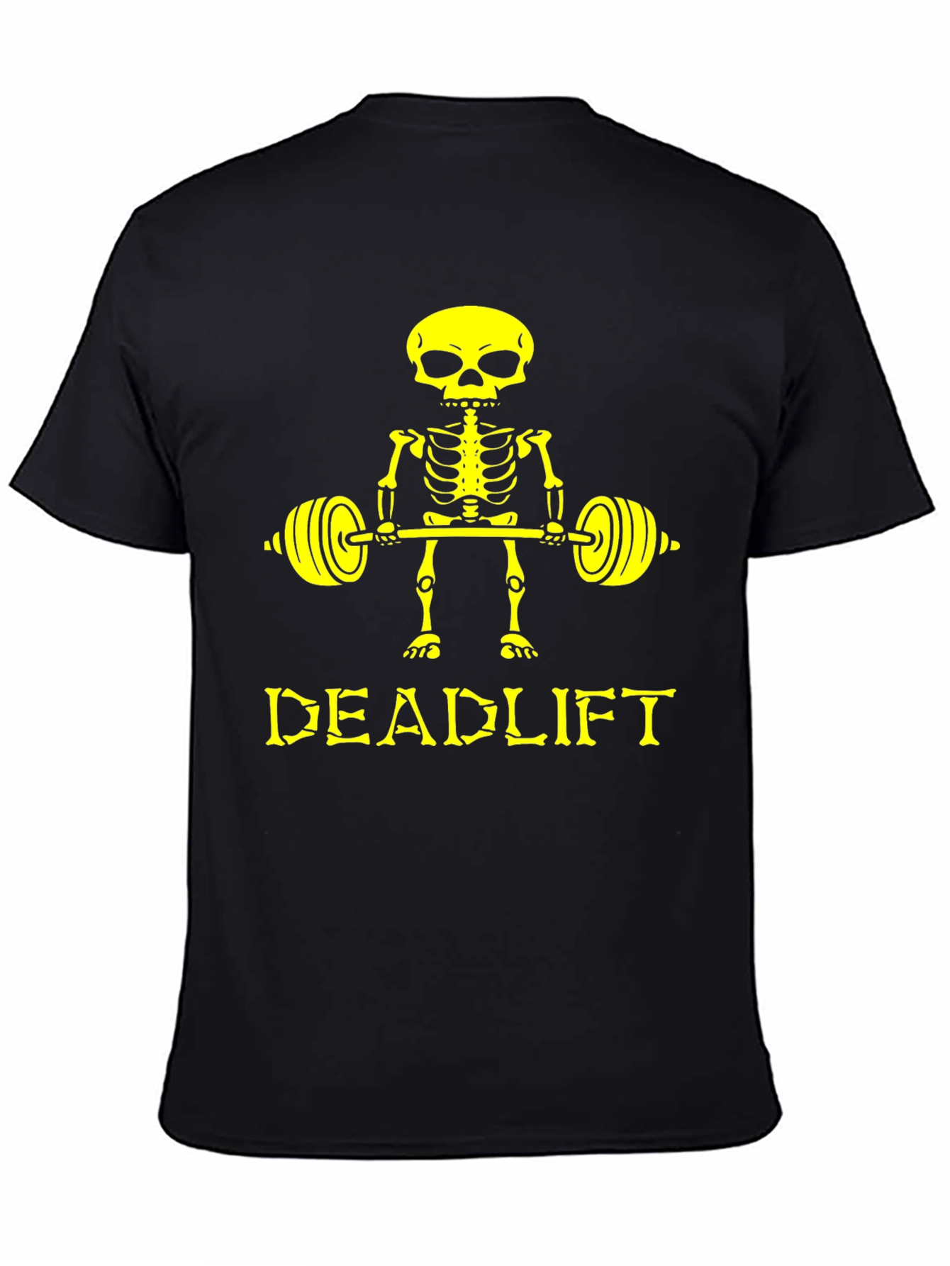 Deadlift Skeleton Graphic T-Shirt - Weightlifting Humor