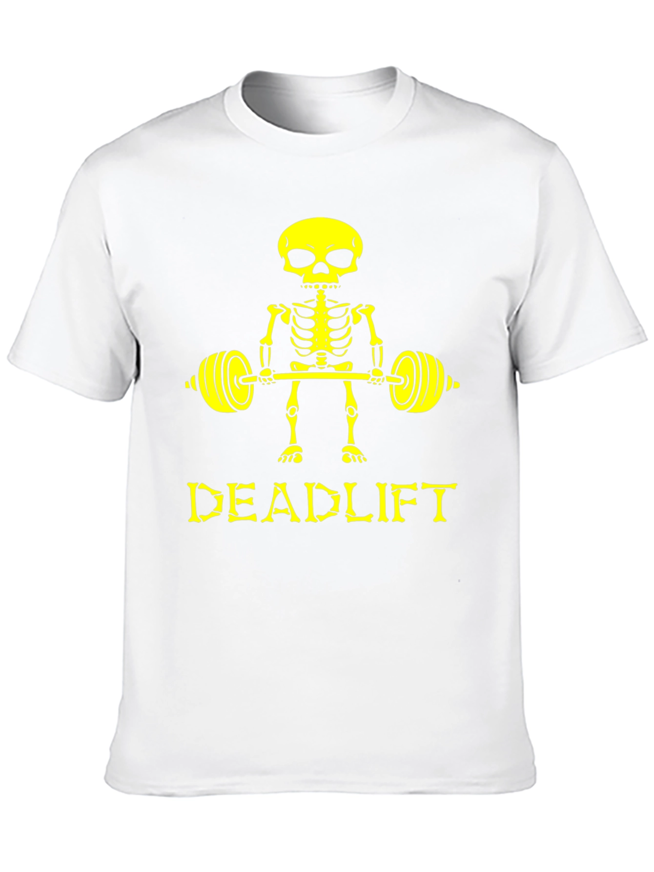 Deadlift Skeleton Graphic T-Shirt - Weightlifting Humor