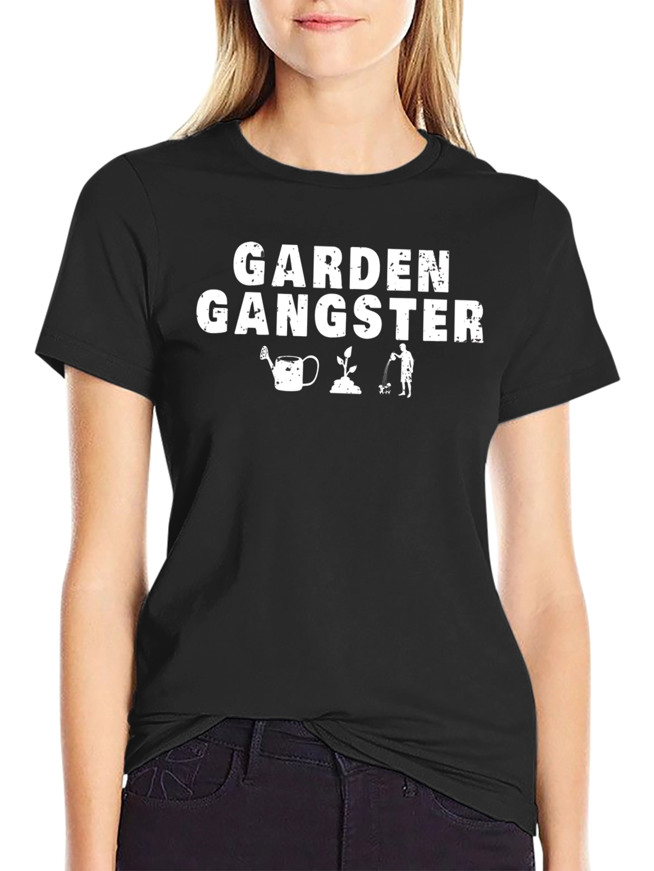 Garden Gangster Black T-Shirt