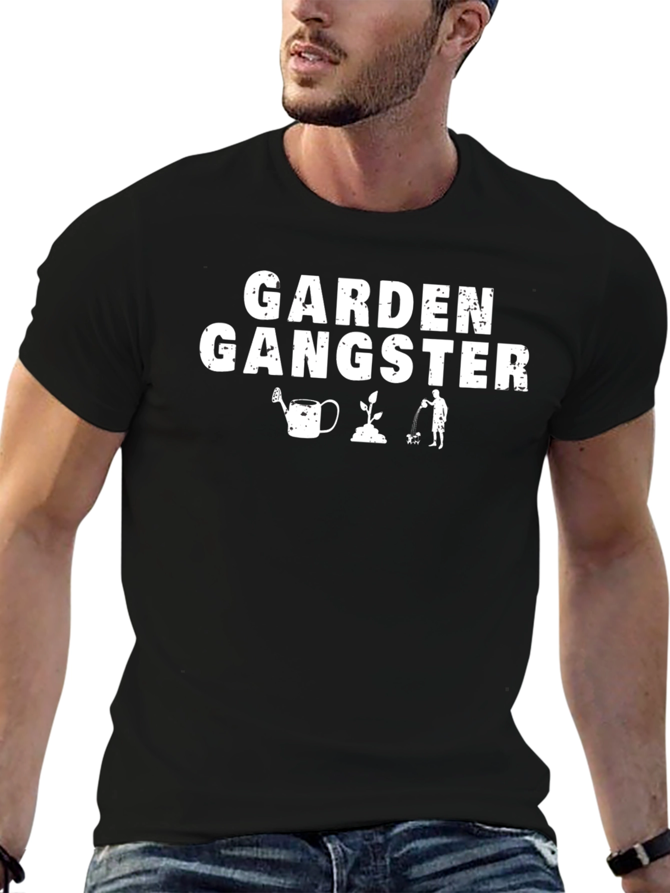 Garden Gangster Black T-Shirt