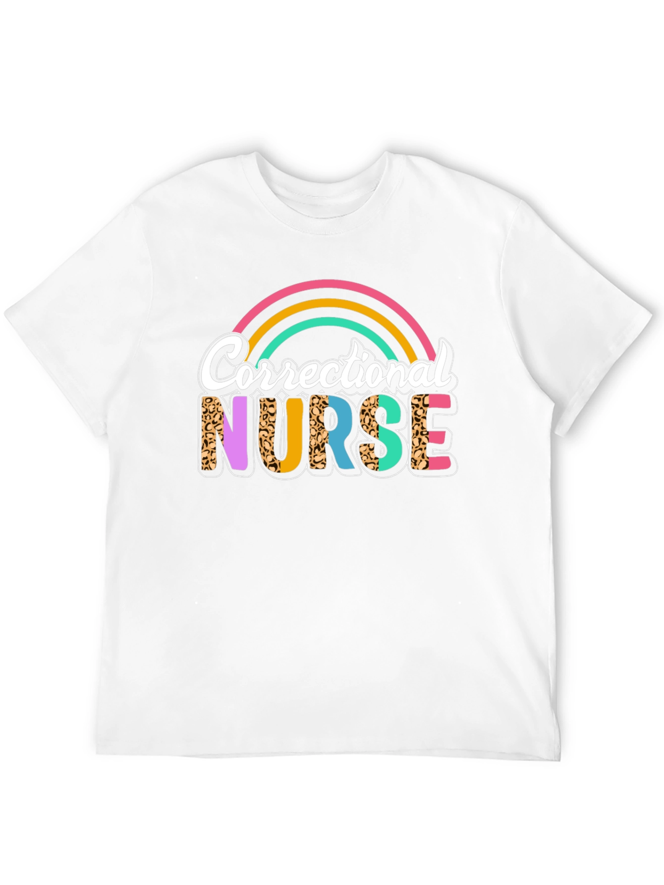 Correctional Nurse Rainbow Tee