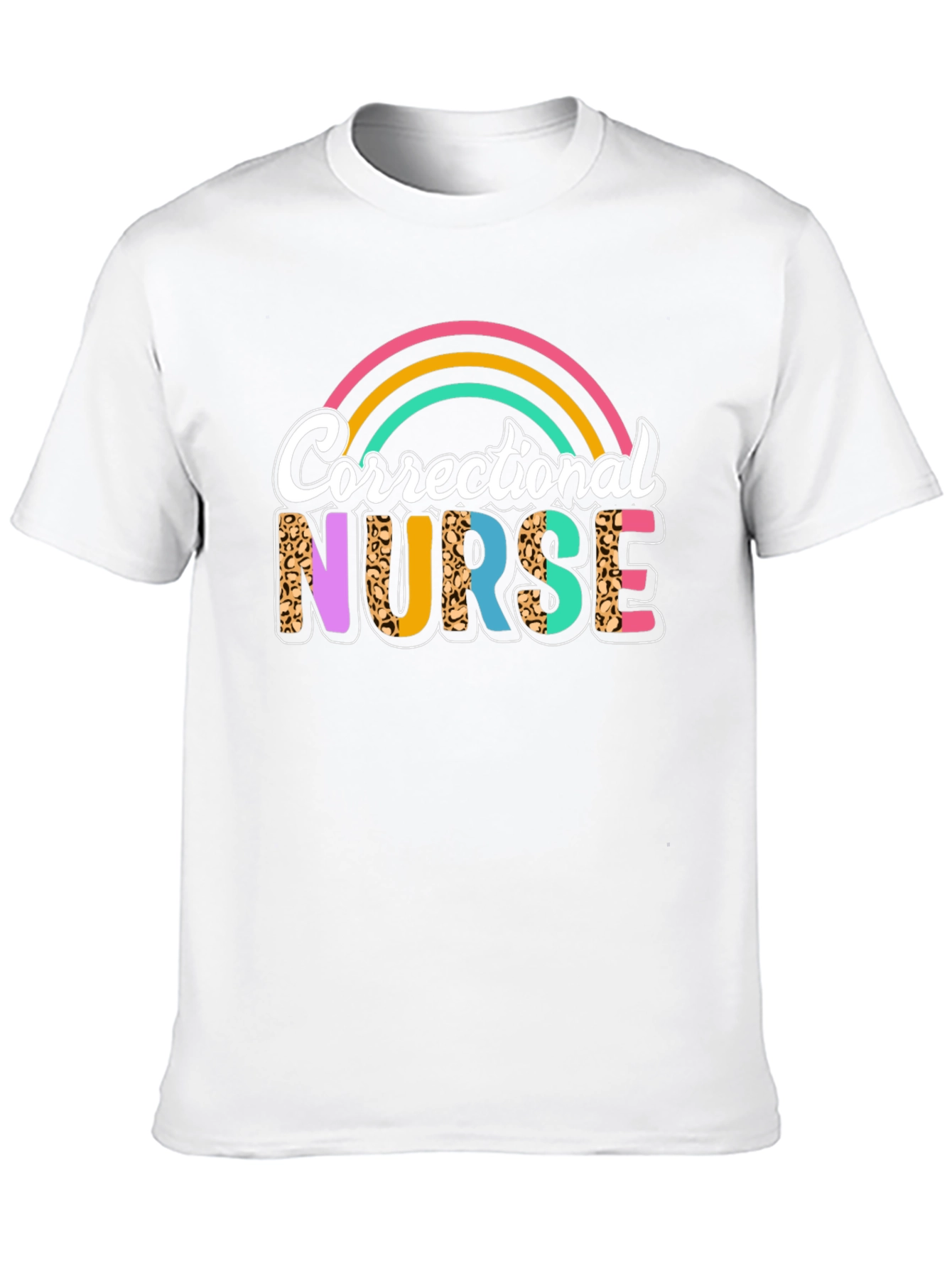 Correctional Nurse Rainbow Tee
