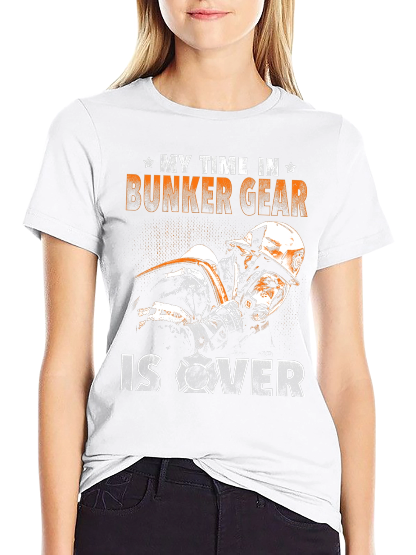 Firefighter Bunker Gear Retirement T-Shirt