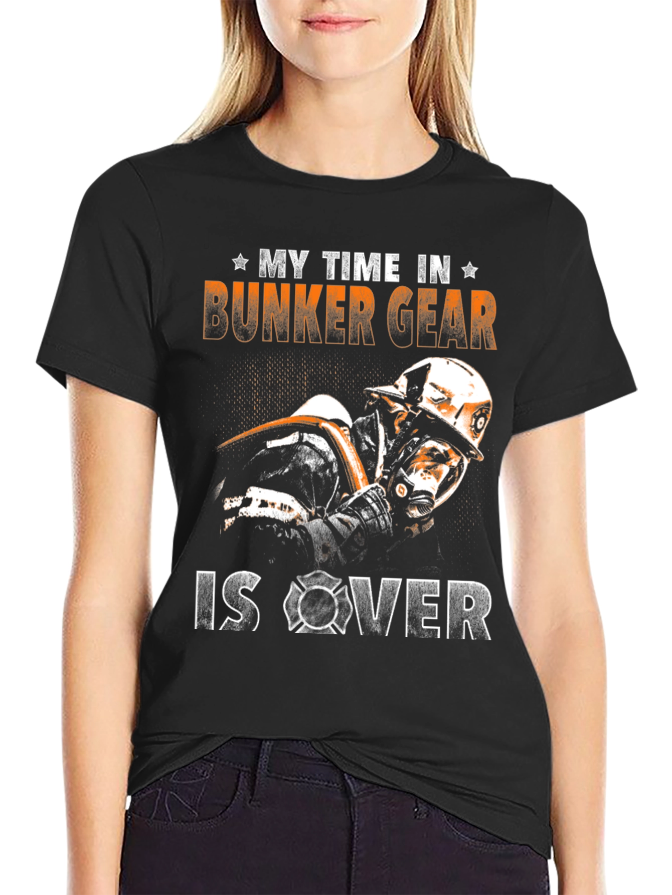 Firefighter Bunker Gear Retirement T-Shirt