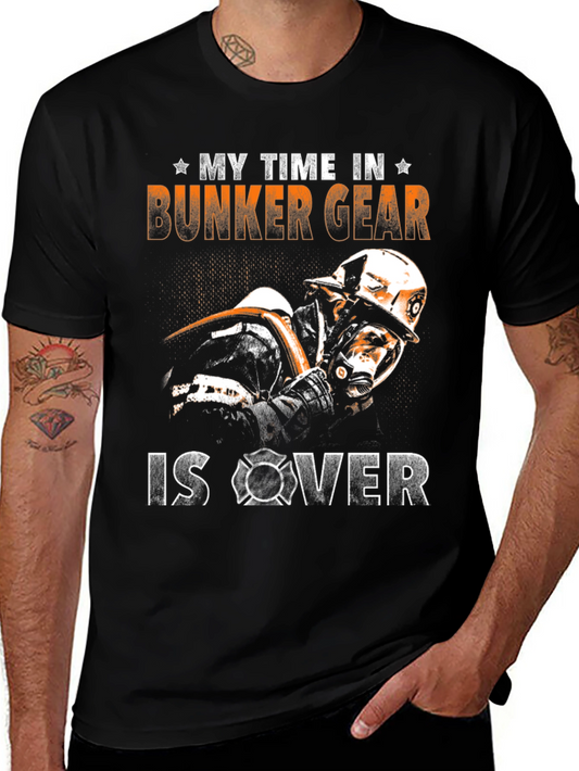 Firefighter Bunker Gear Retirement T-Shirt