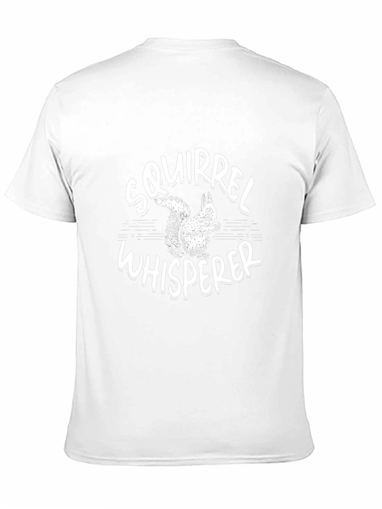 Squirrel Whisperer T-Shirt Black Graphic Tee