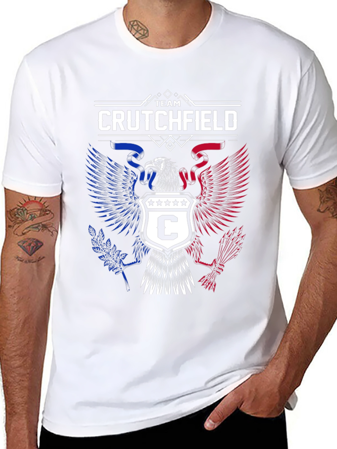 Team Crutchfield Eagle Crest Graphic T-Shirt