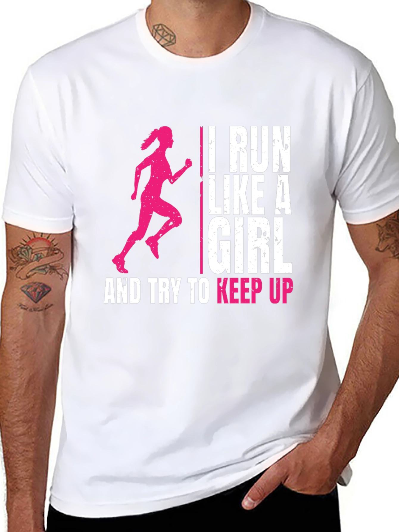 I Run Like A Girl T-Shirt - Runner Gift
