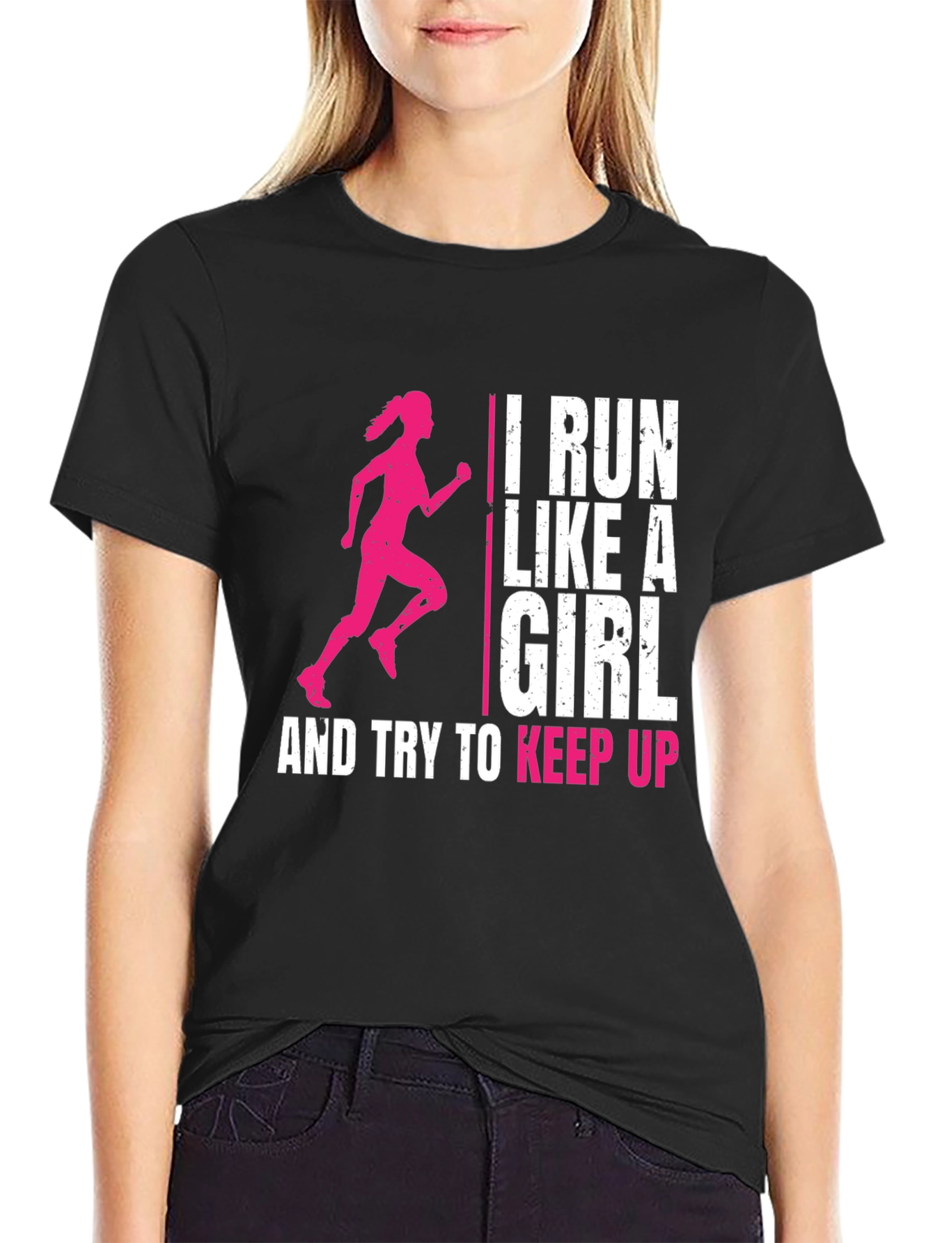 I Run Like A Girl T-Shirt - Runner Gift