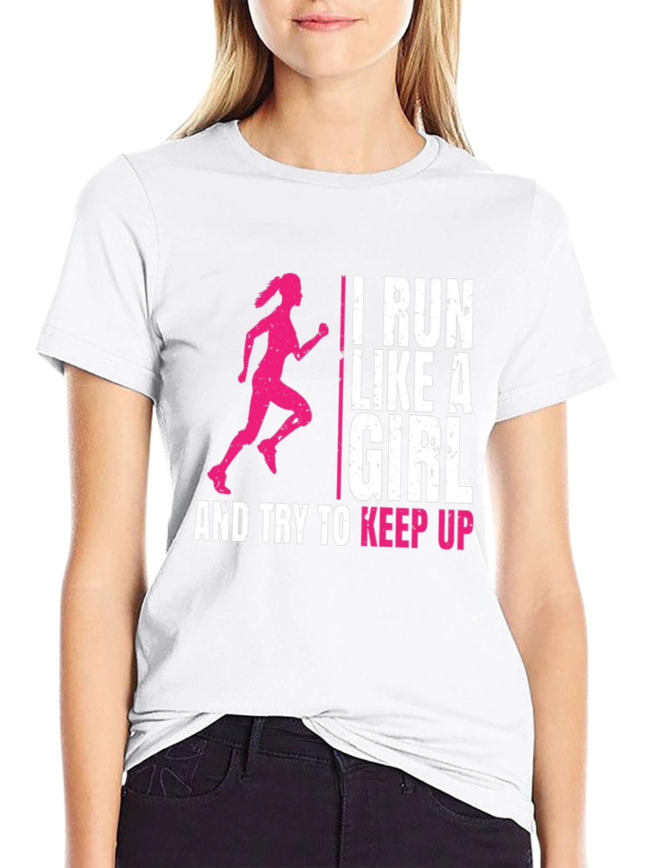 I Run Like A Girl T-Shirt - Runner Gift