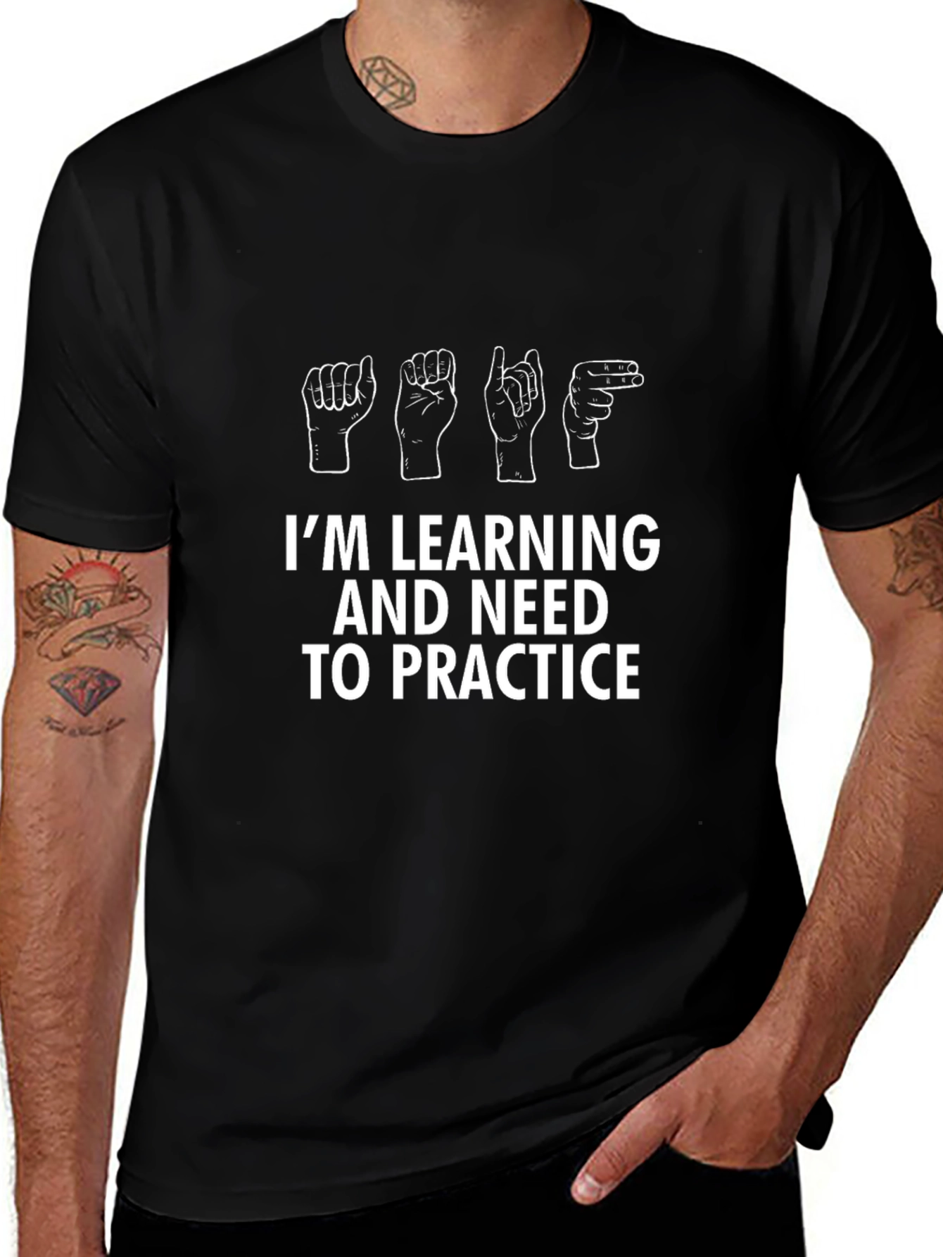 Sign Language Practice T-Shirt