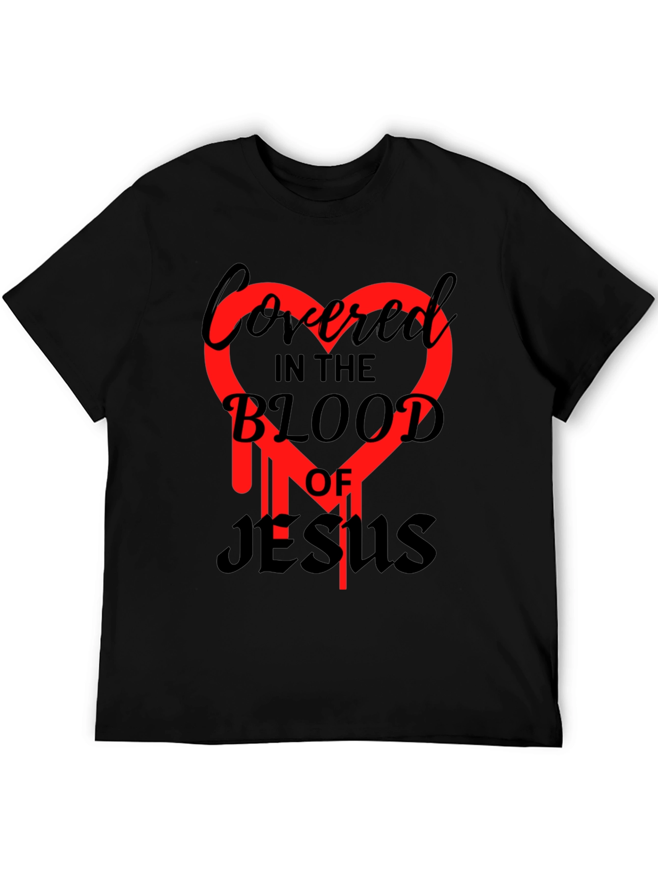 Covered in the Blood of Jesus Graphic Tee