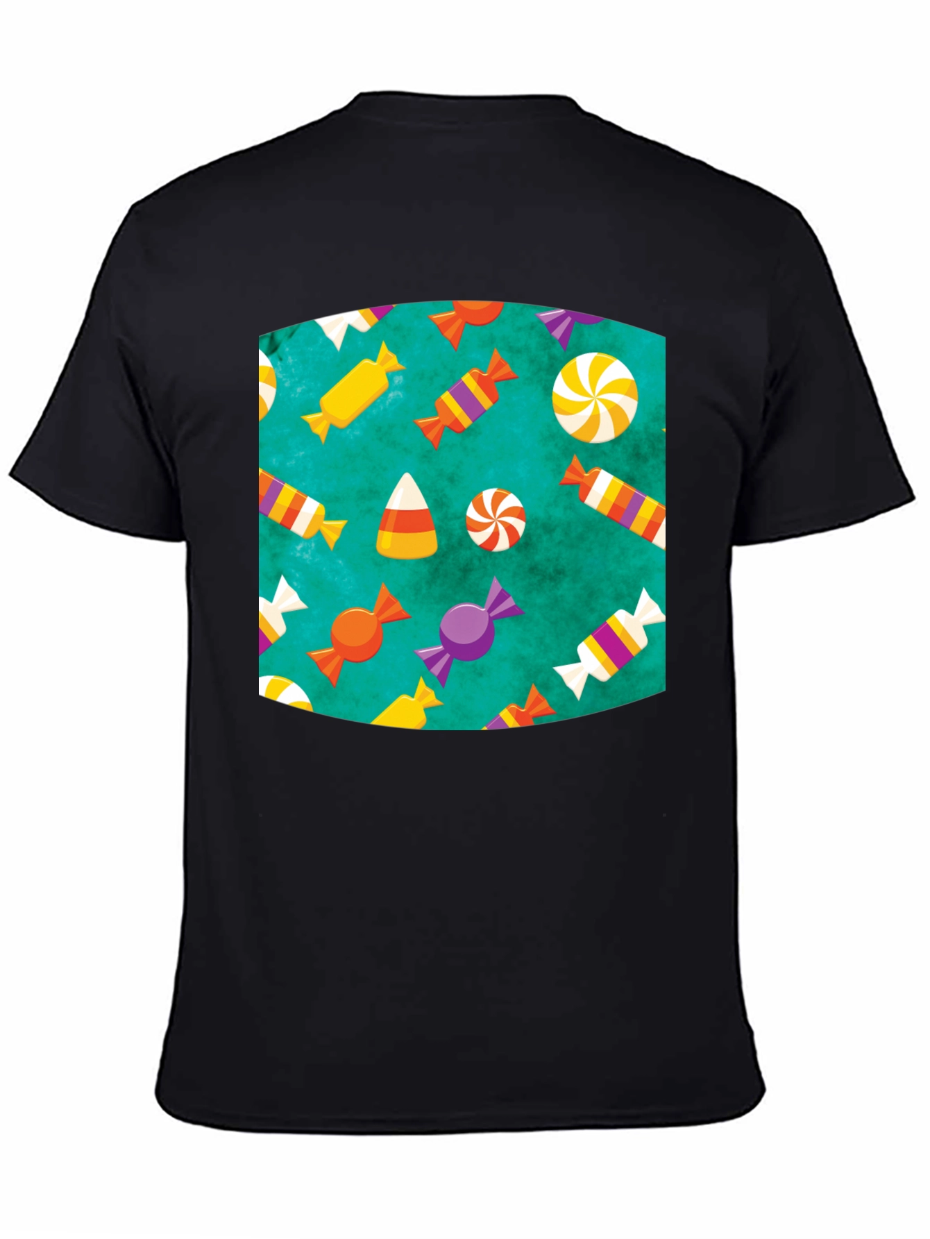 Fun Halloween Candy Pattern T-Shirt
