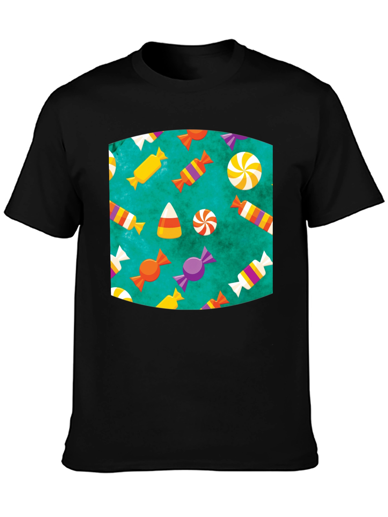 Fun Halloween Candy Pattern T-Shirt