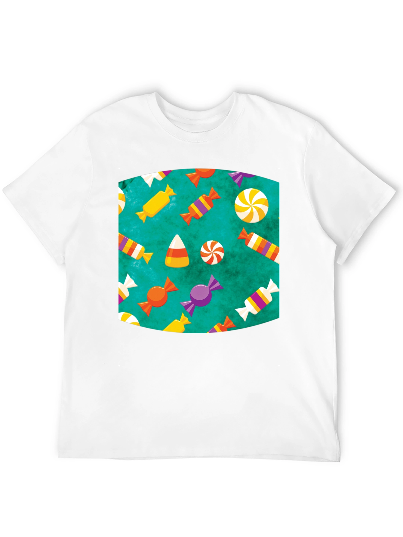 Fun Halloween Candy Pattern T-Shirt