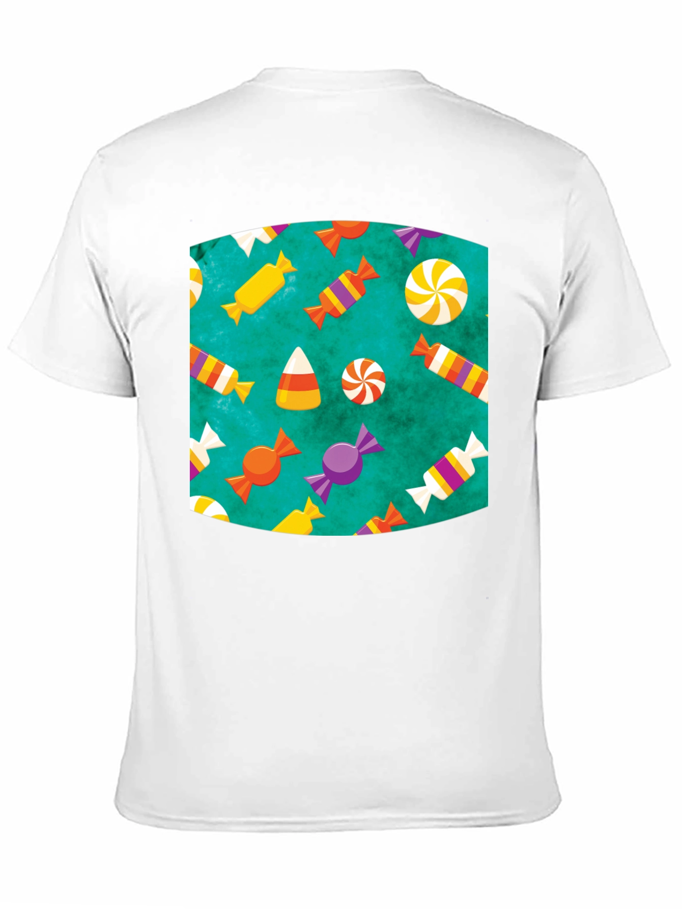 Fun Halloween Candy Pattern T-Shirt