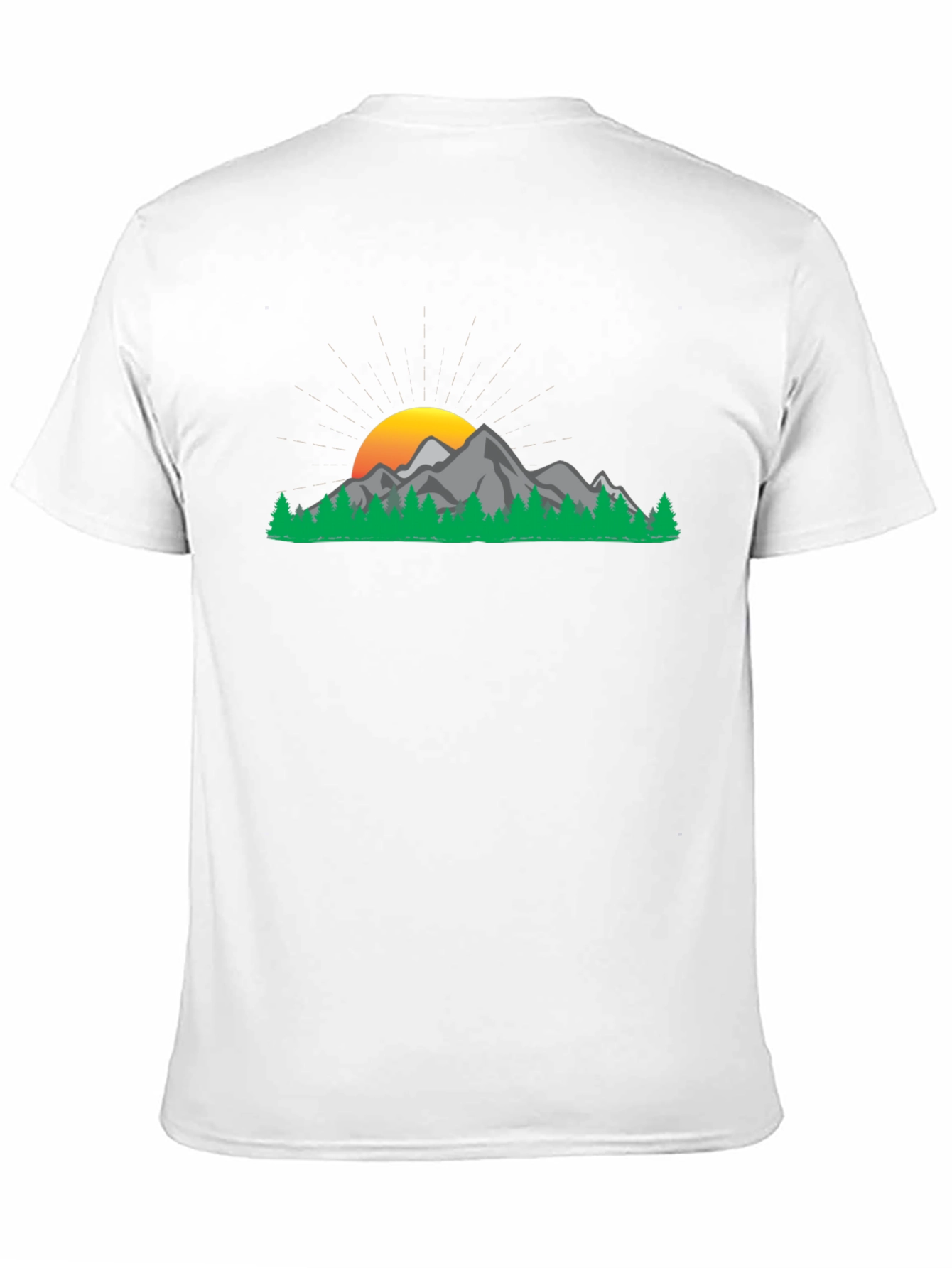 Mountain Sunset Graphic Tee - Nature Inspired Casual Wear