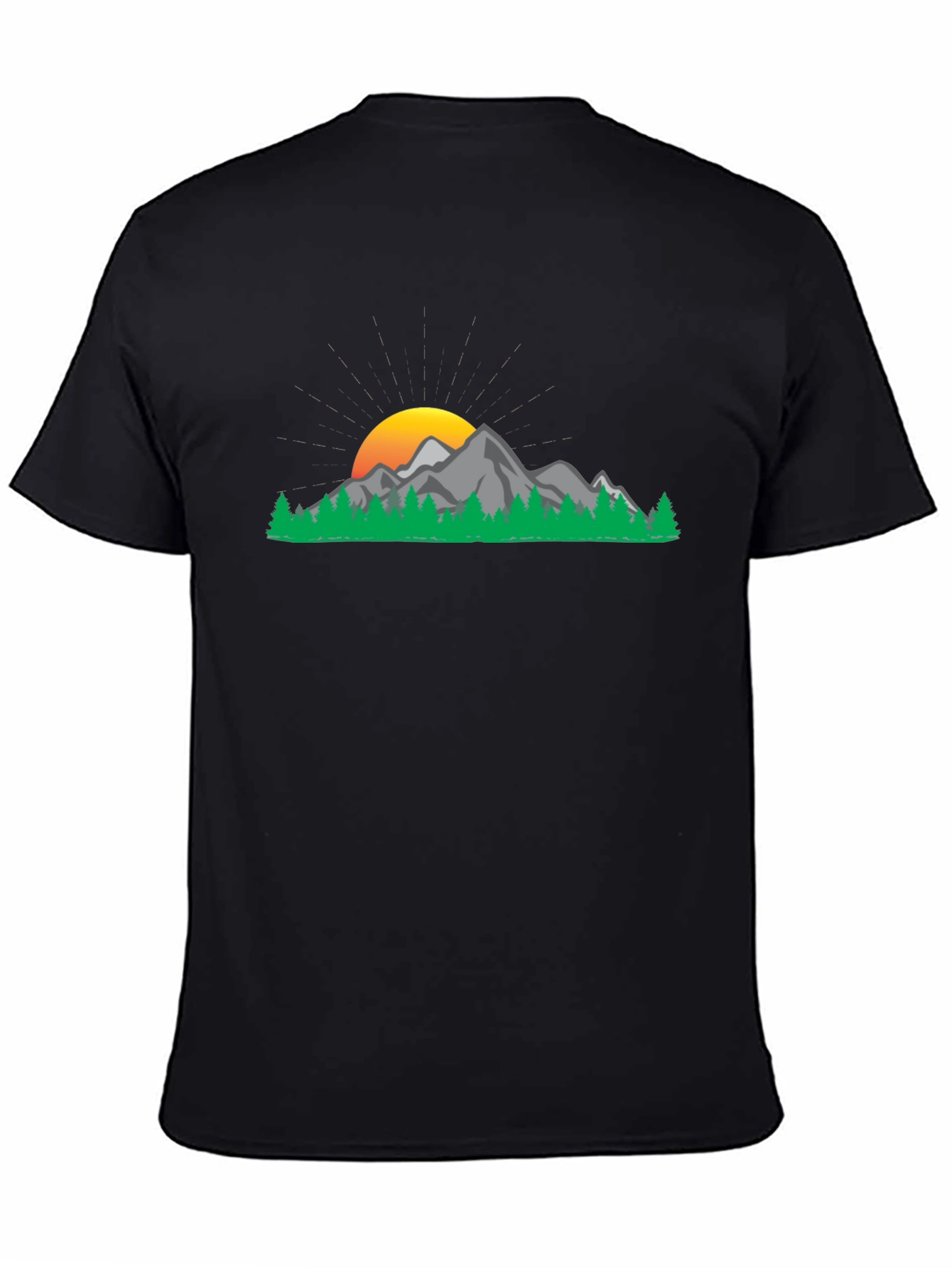 Mountain Sunset Graphic Tee - Nature Inspired Casual Wear