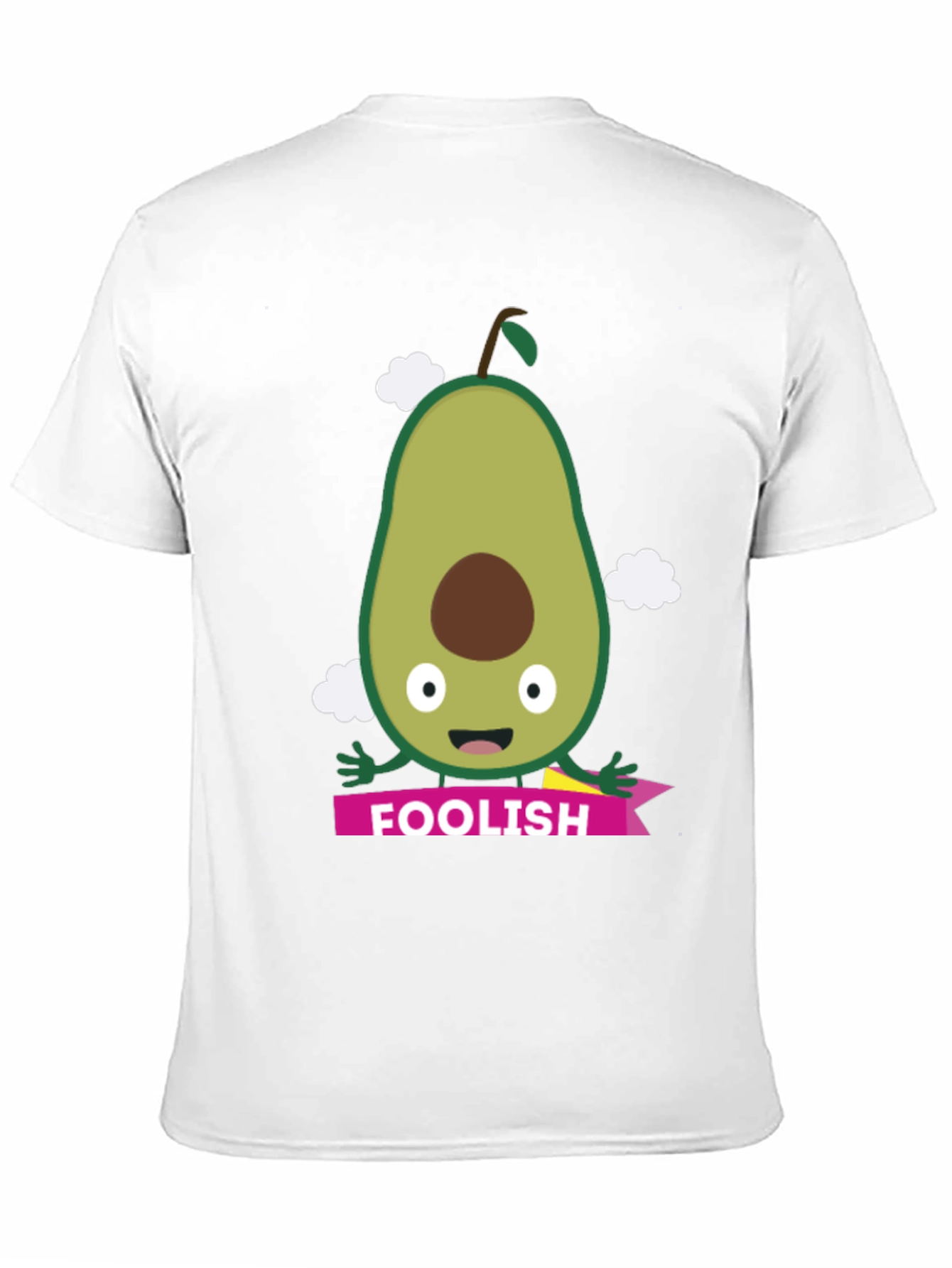Foolish Avocado Graphic T-Shirt - Unisex Black Tee