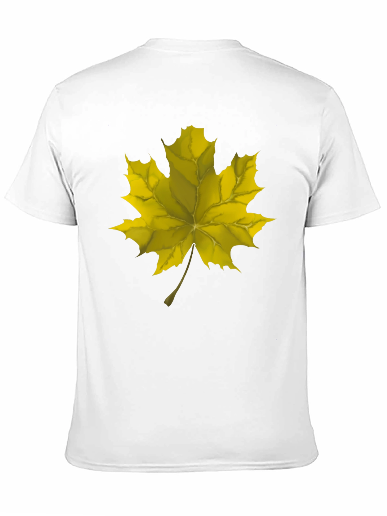 Maple Leaf Graphic Tee - Black Cotton Comfort