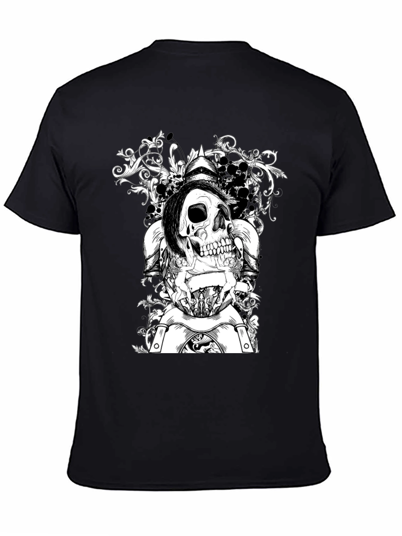 Skull Knight T-Shirt - Edgy Graphic Tee