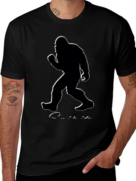 Bigfoot Silhouette Graphic T-Shirt