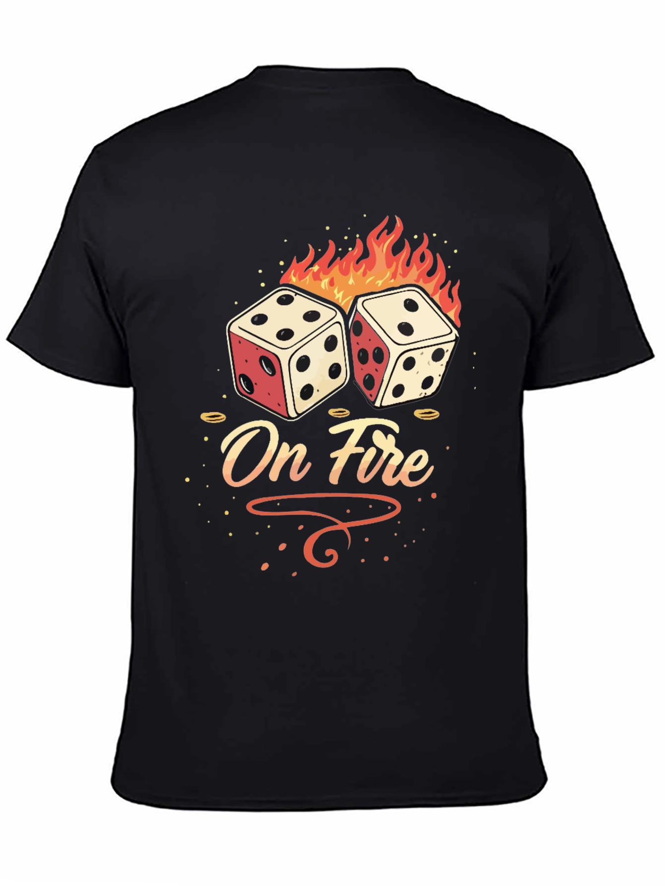 On Fire Dice Graphic Tee