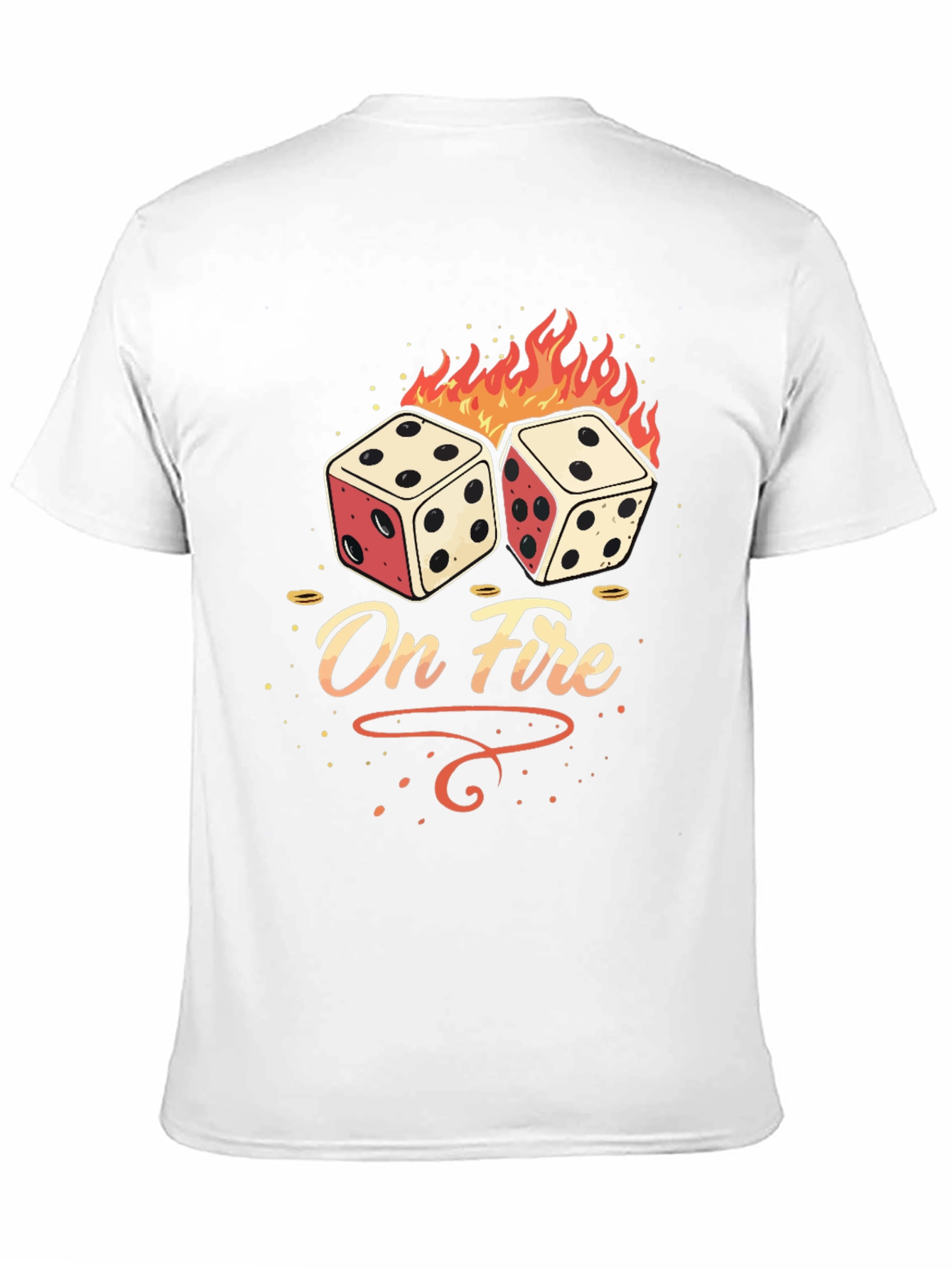 On Fire Dice Graphic Tee
