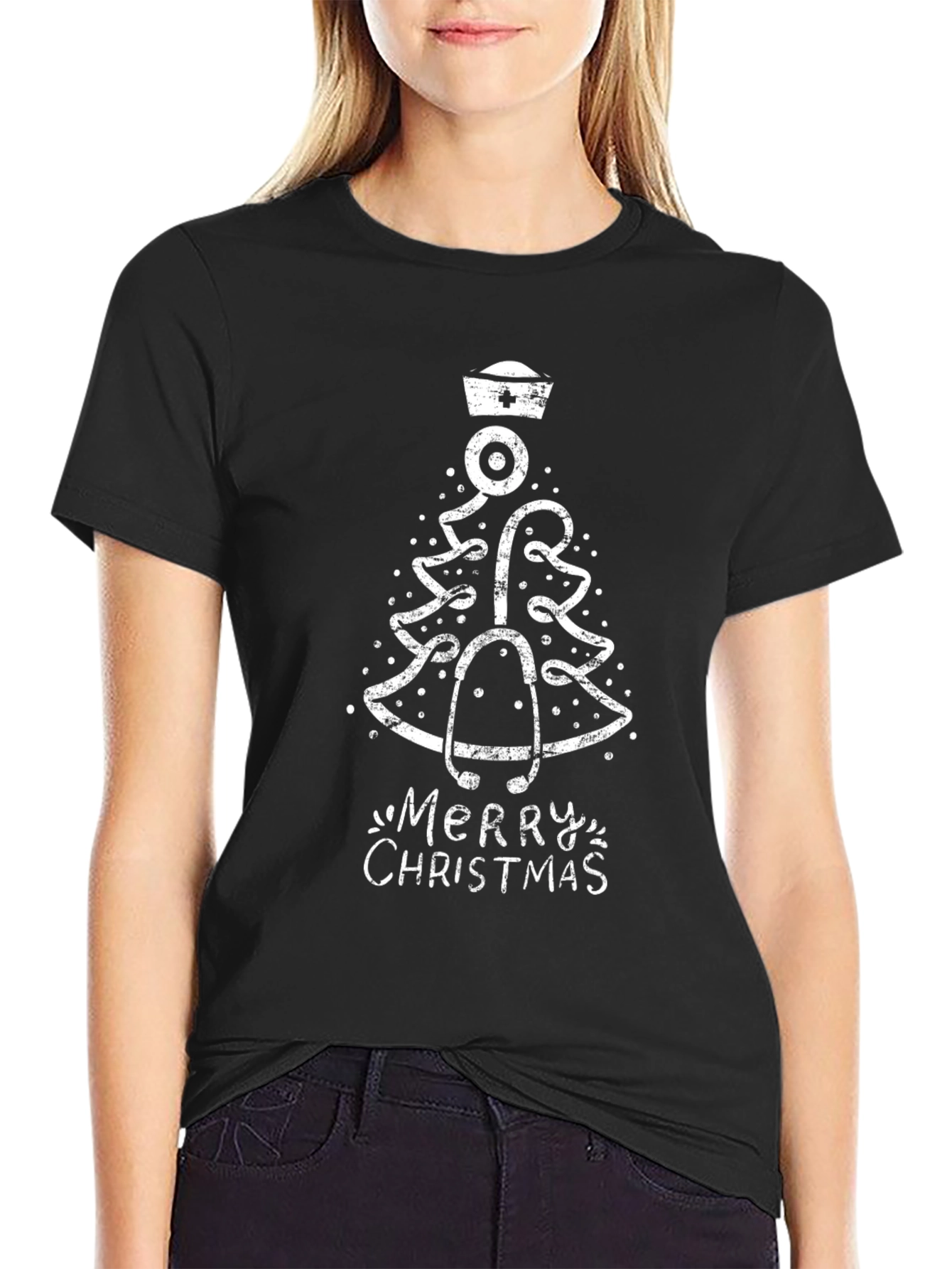 Nurse Christmas Tree T-Shirt