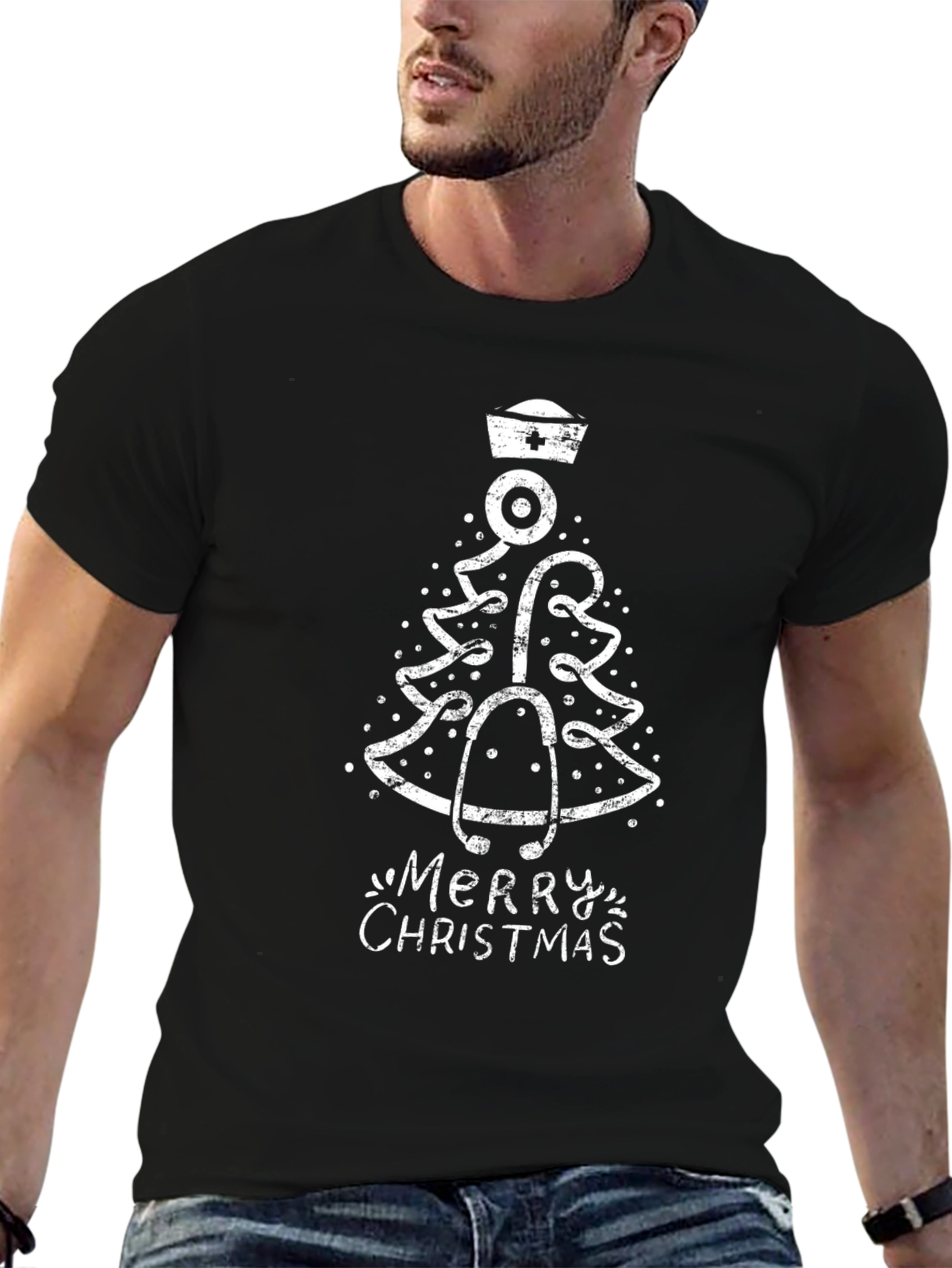 Nurse Christmas Tree T-Shirt