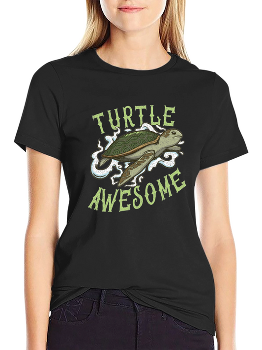 Turtle Awesome Graphic T-Shirt